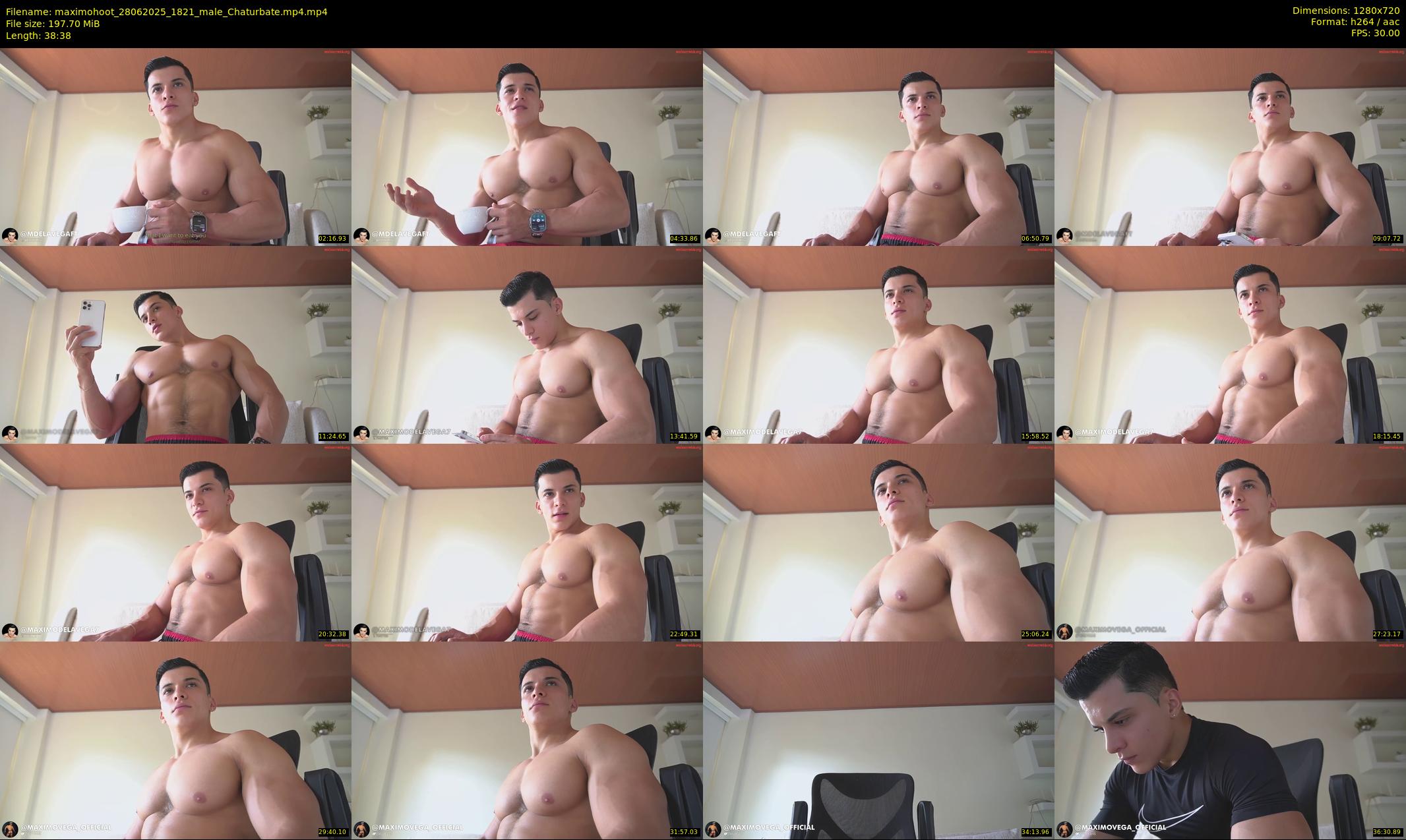 maximohoot — 39 minute Chaturbate male cam show recording, 720p, Jun 28, 2025