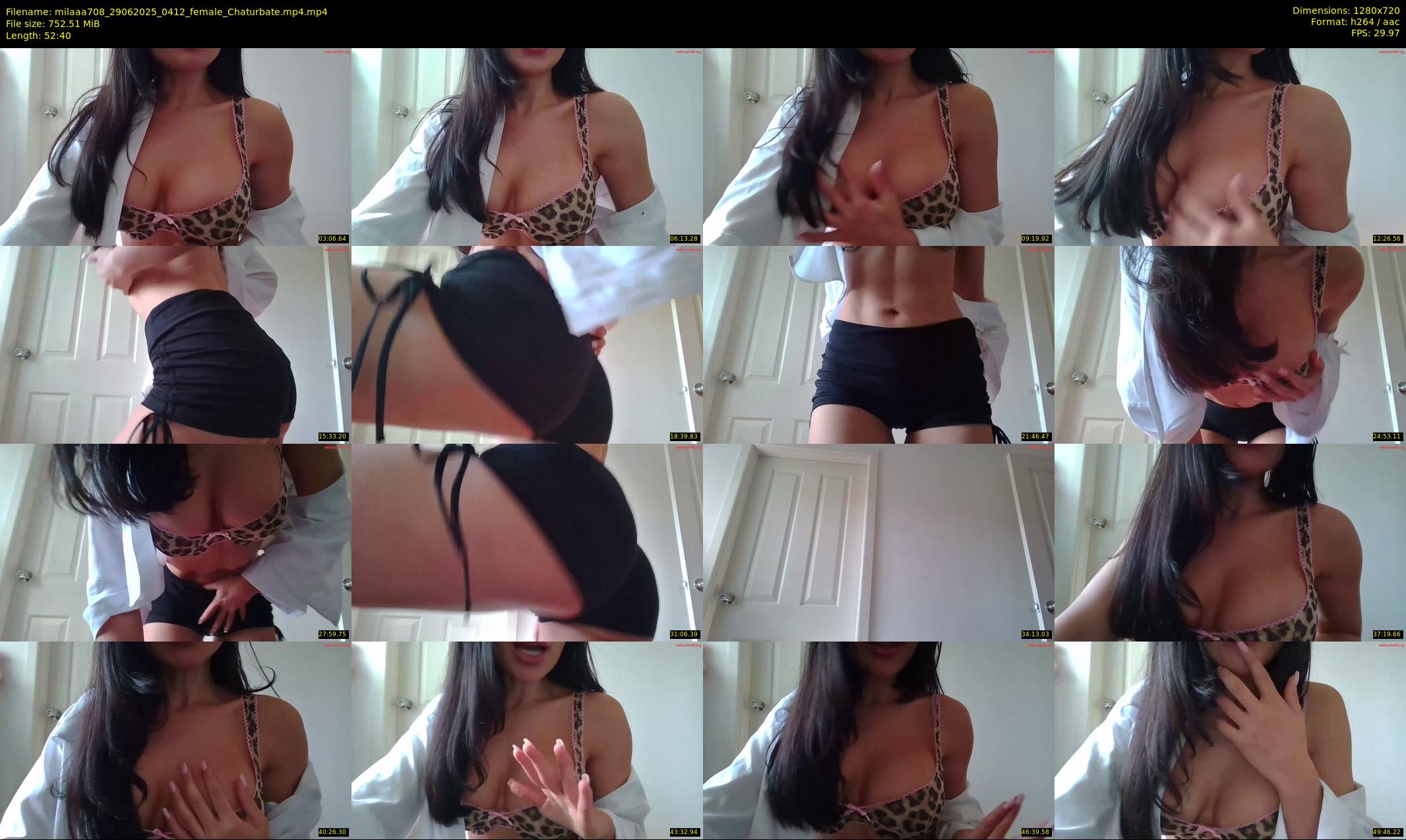 milaaa708 — 53 minute Chaturbate female cam show recording, 720p, Jun 29, 2025