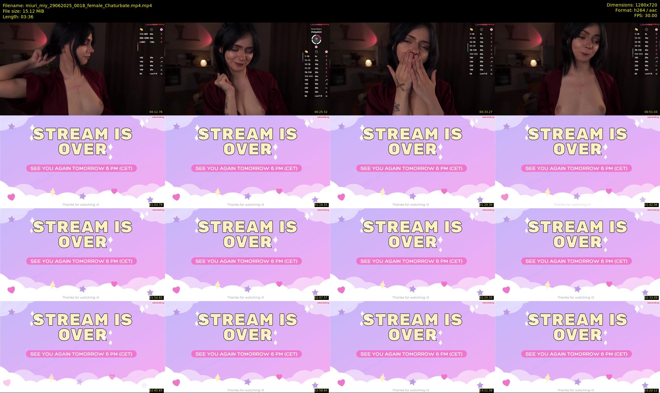 miuri_miy — 4 minute Chaturbate female cam show recording, 720p, Jun 29, 2025