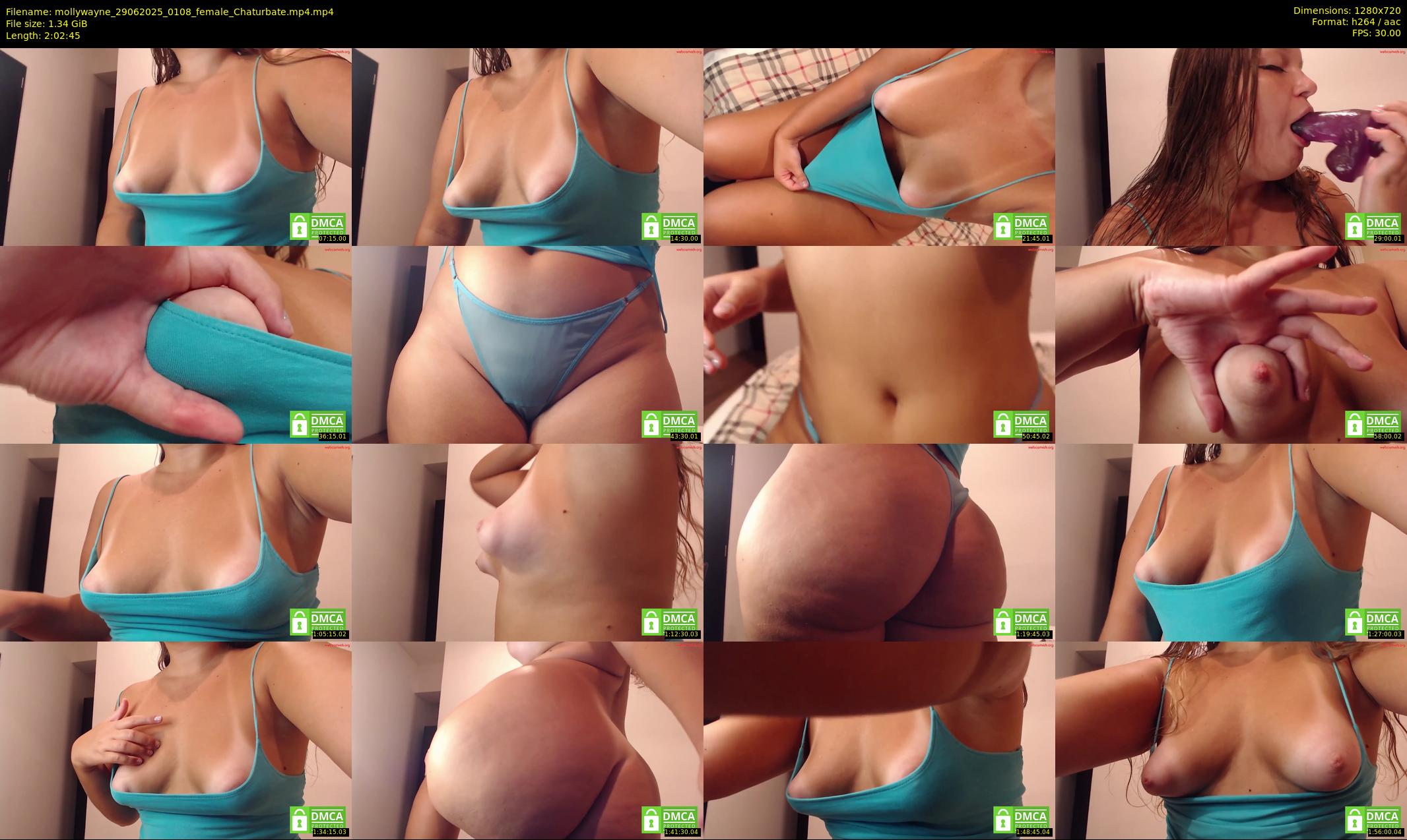 mollywayne — 123 minute Chaturbate female cam show recording, 720p, Jun 29, 2025
