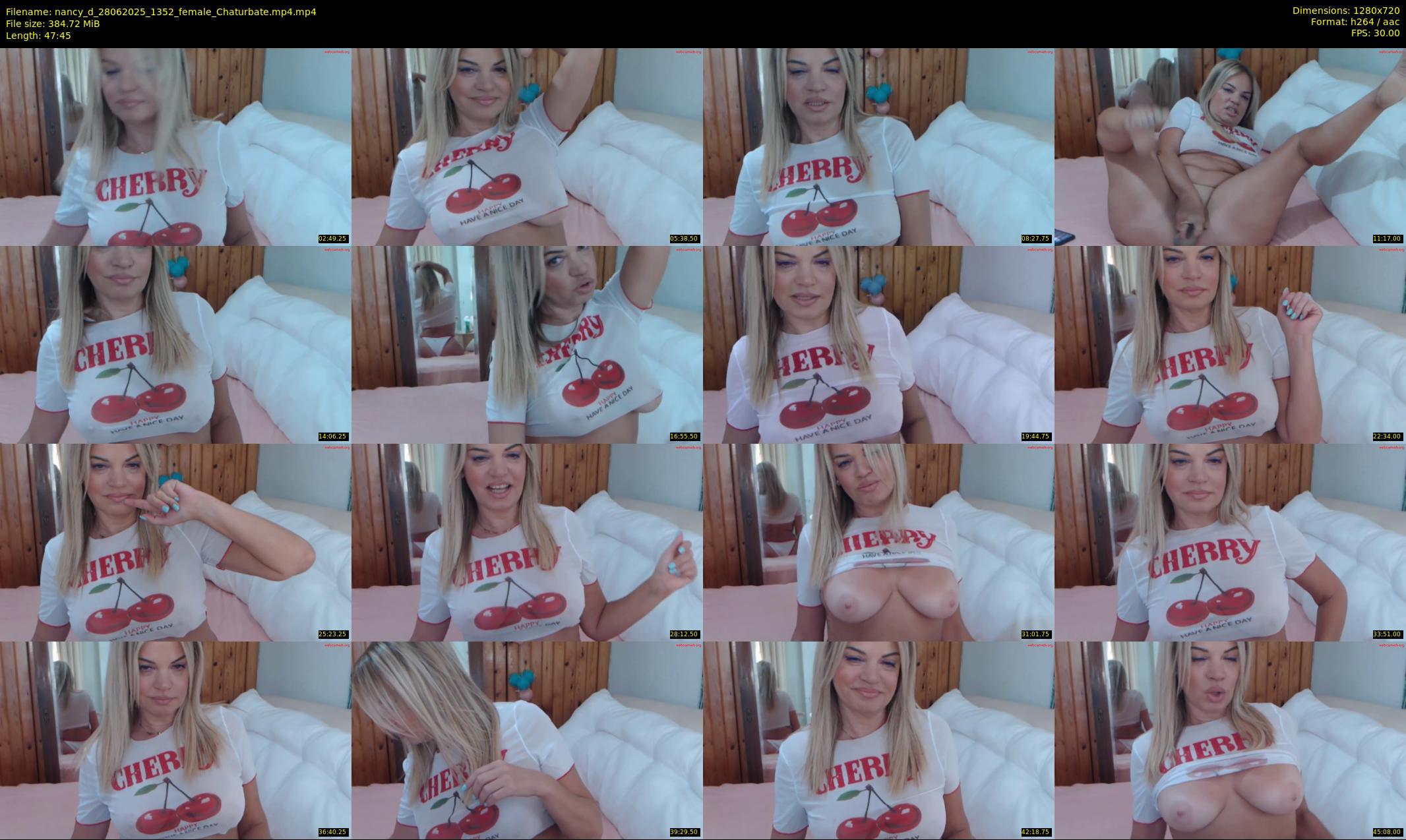 nancy_d — 48 minute Chaturbate female cam show recording, 720p, Jun 28, 2025