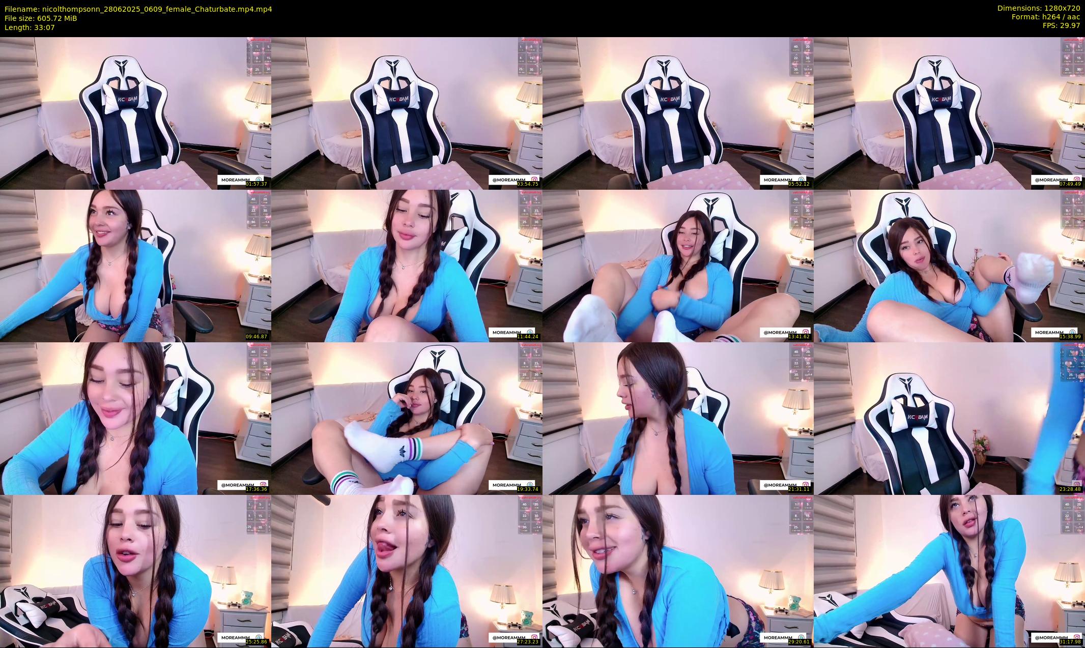 nicolthompsonn — 34 minute Chaturbate female cam show recording, 720p, Jun 28, 2025