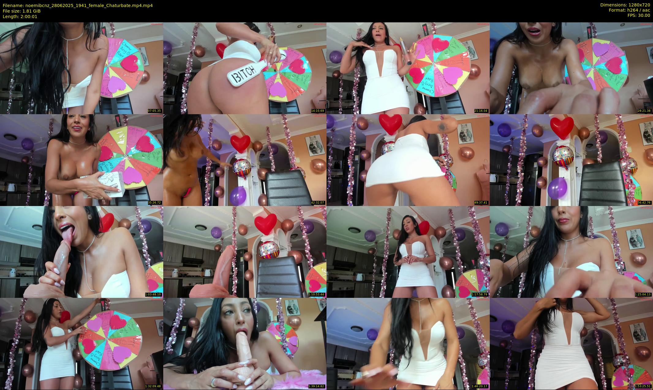 noemibcnz — 121 minute Chaturbate couple cam show recording, 720p, Jun 28, 2025
