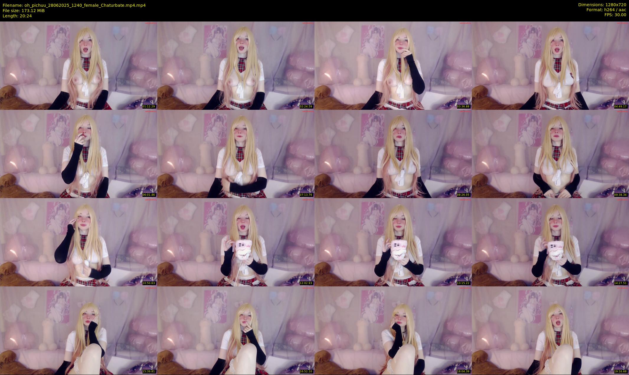 oh_pichuu — 21 minute Chaturbate female cam show recording, 720p, Jun 28, 2025