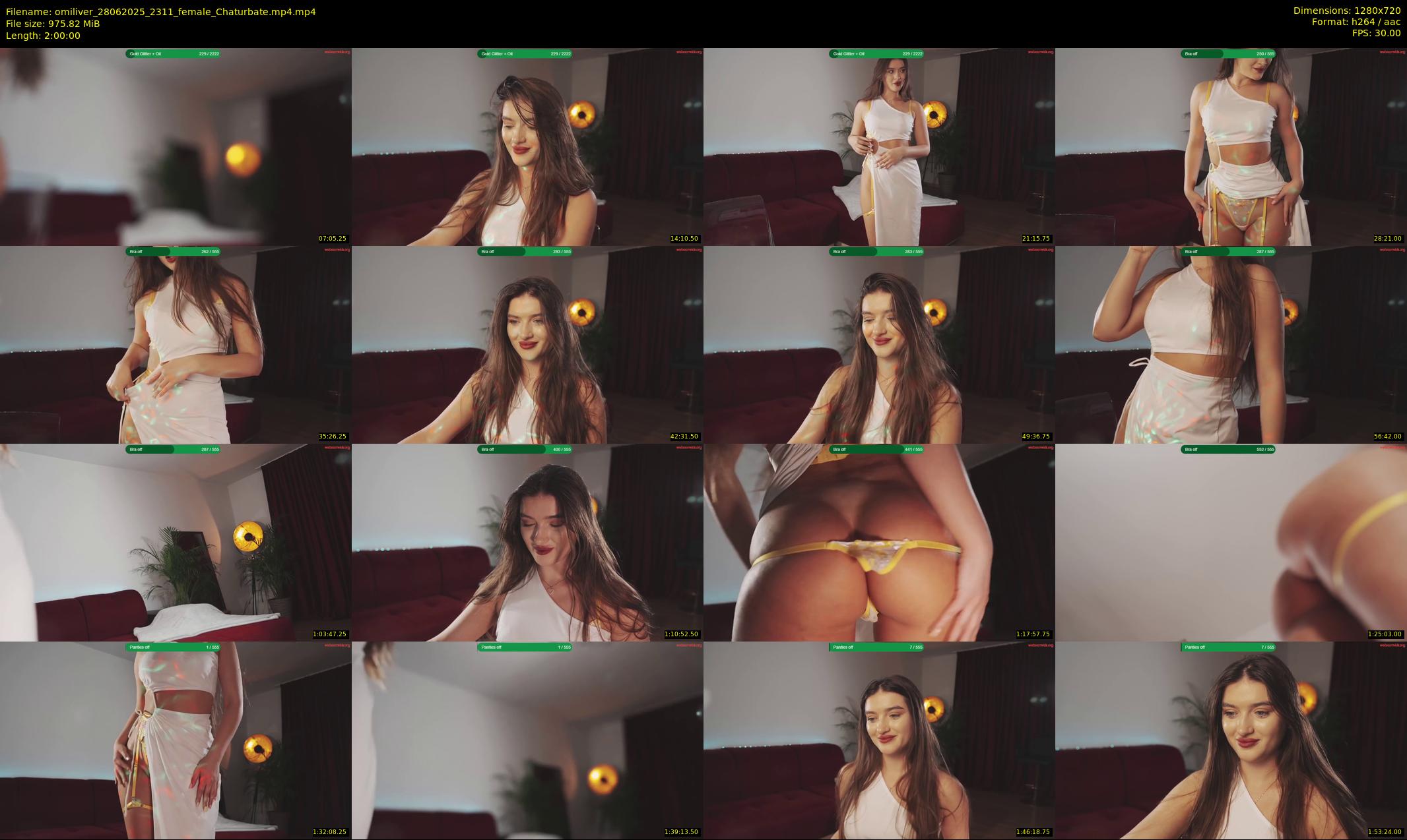 omiliver — 120 minute Chaturbate female cam show recording, 720p, Jun 28, 2025
