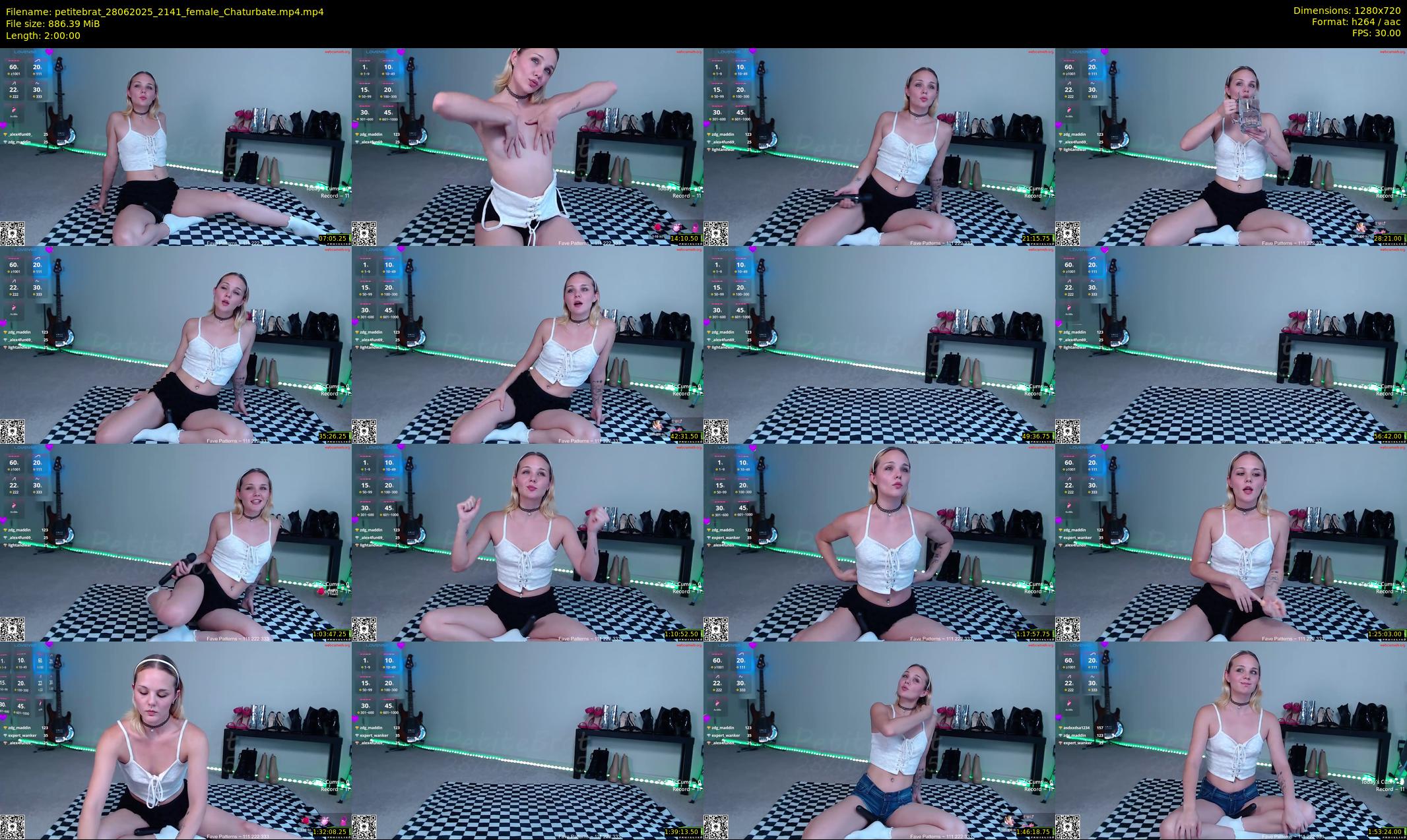 petitebrat — 120 minute Chaturbate female cam show recording, 720p, Jun 28, 2025