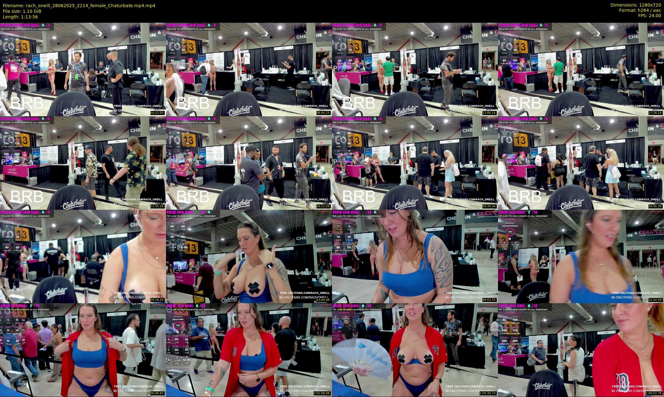 rach_oneill — 74 minute Chaturbate female cam show recording, 720p, Jun 28, 2025