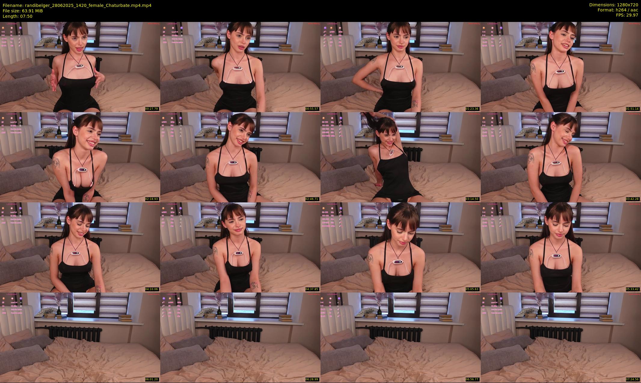randibelger — 8 minute Chaturbate female cam show recording, 720p, Jun 28, 2025