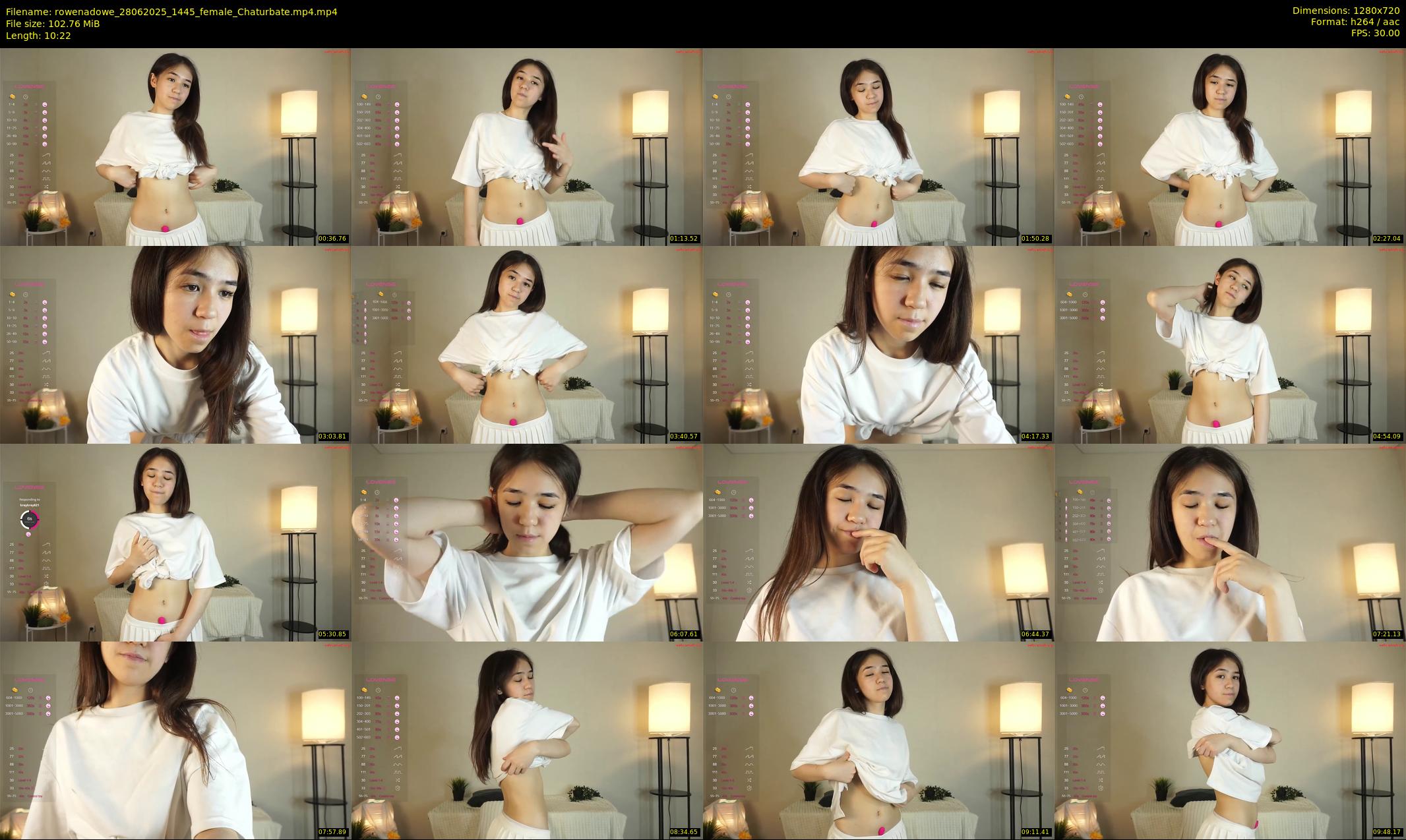 rowenadowe — 11 minute Chaturbate female cam show recording, 720p, Jun 28, 2025