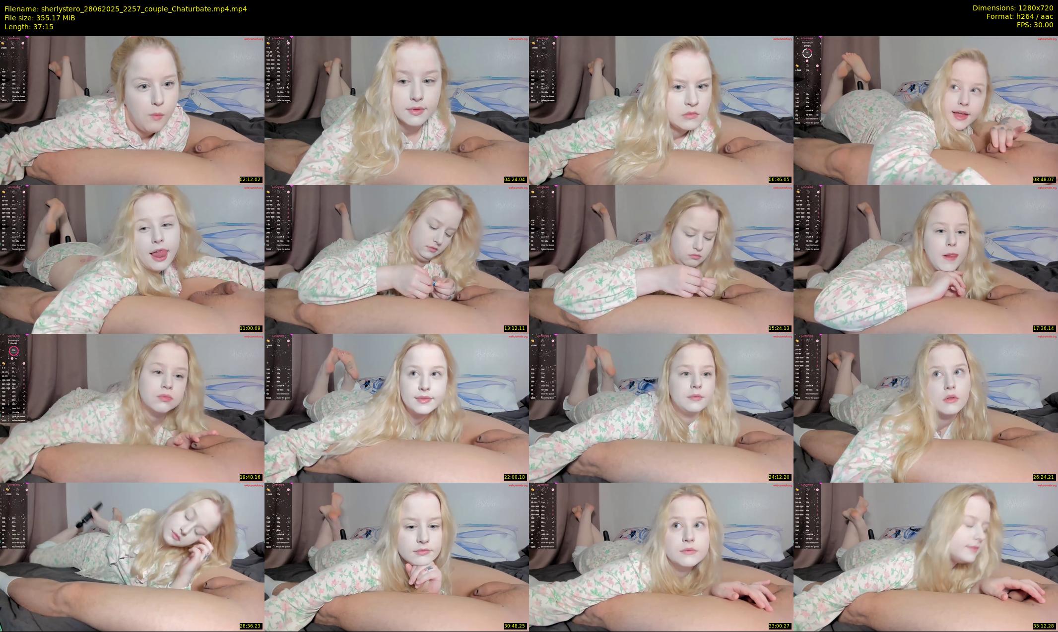 sherlystero — 38 minute Chaturbate couple cam show recording, 720p, Jun 28, 2025