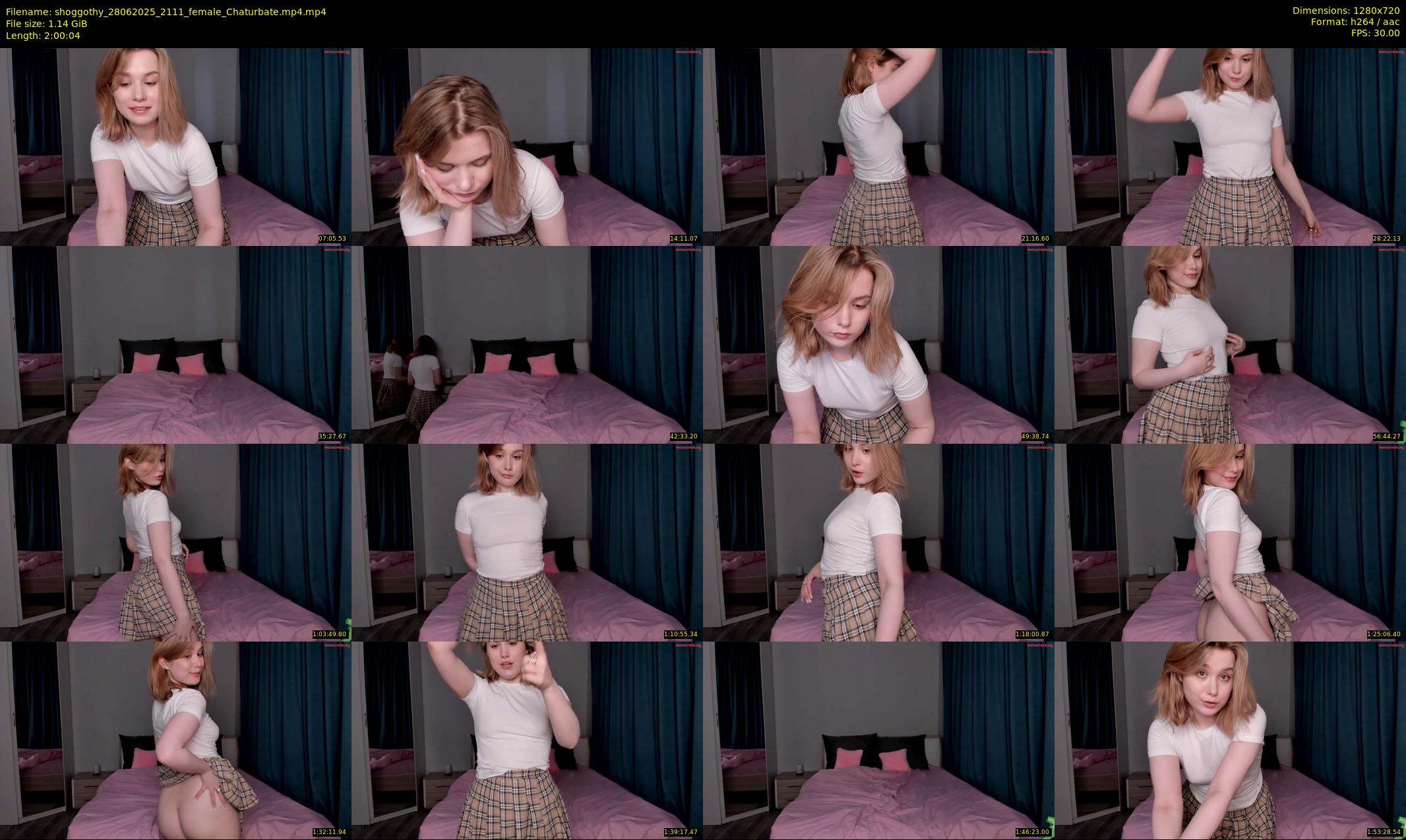 shoggothy — 121 minute Chaturbate female cam show recording, 720p, Jun 28, 2025