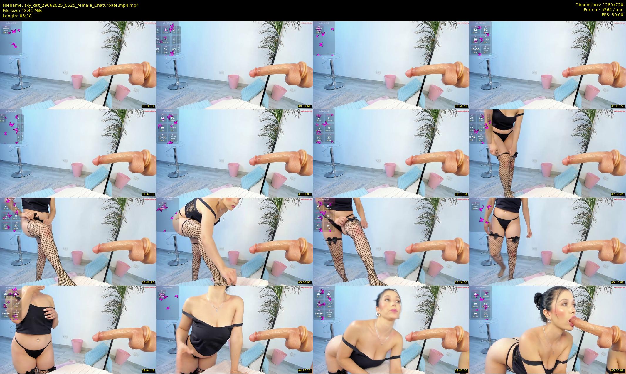 sky_dkt — 6 minute Chaturbate female cam show recording, 720p, Jun 29, 2025