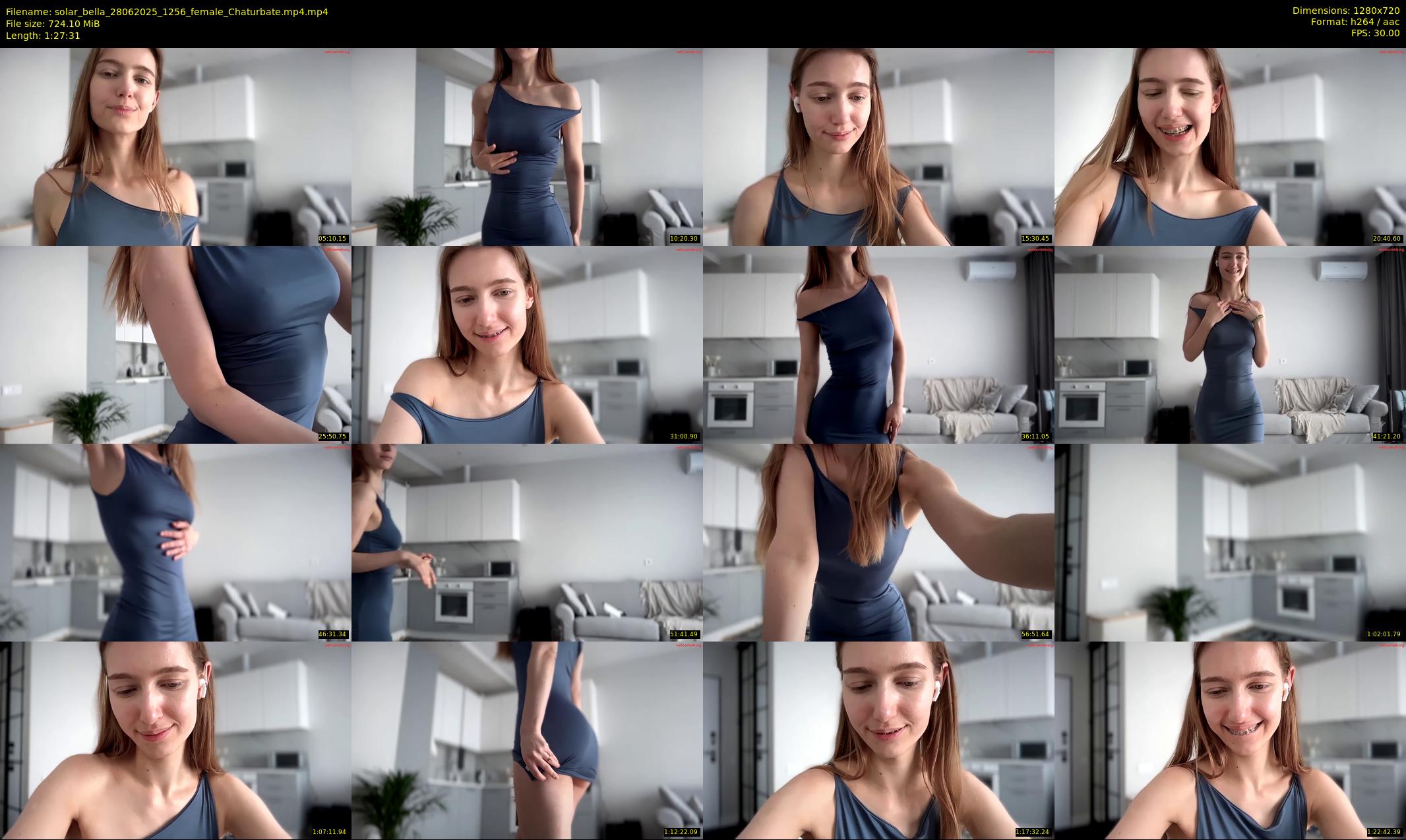 solar_bella — 88 minute Chaturbate female cam show recording, 720p, Jun 28, 2025
