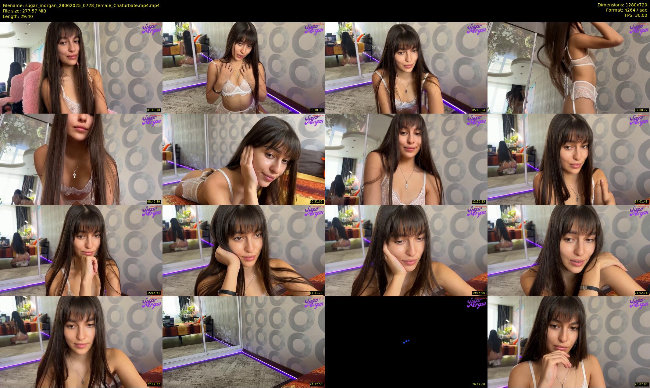 sugar_morgan — 30 minute Chaturbate female cam show recording, 720p, Jun 28, 2025