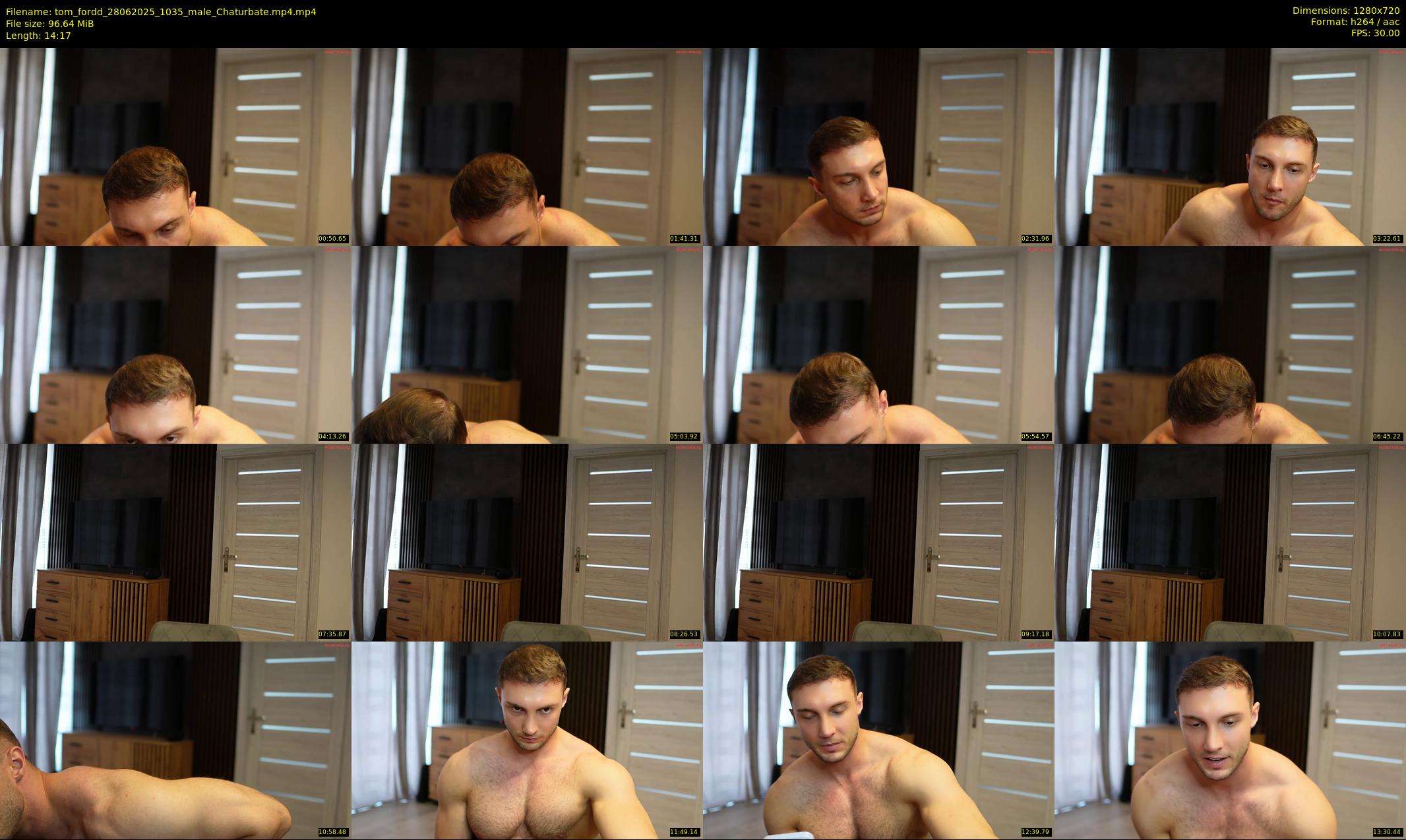 tom_fordd — 15 minute Chaturbate male cam show recording, 720p, Jun 28, 2025
