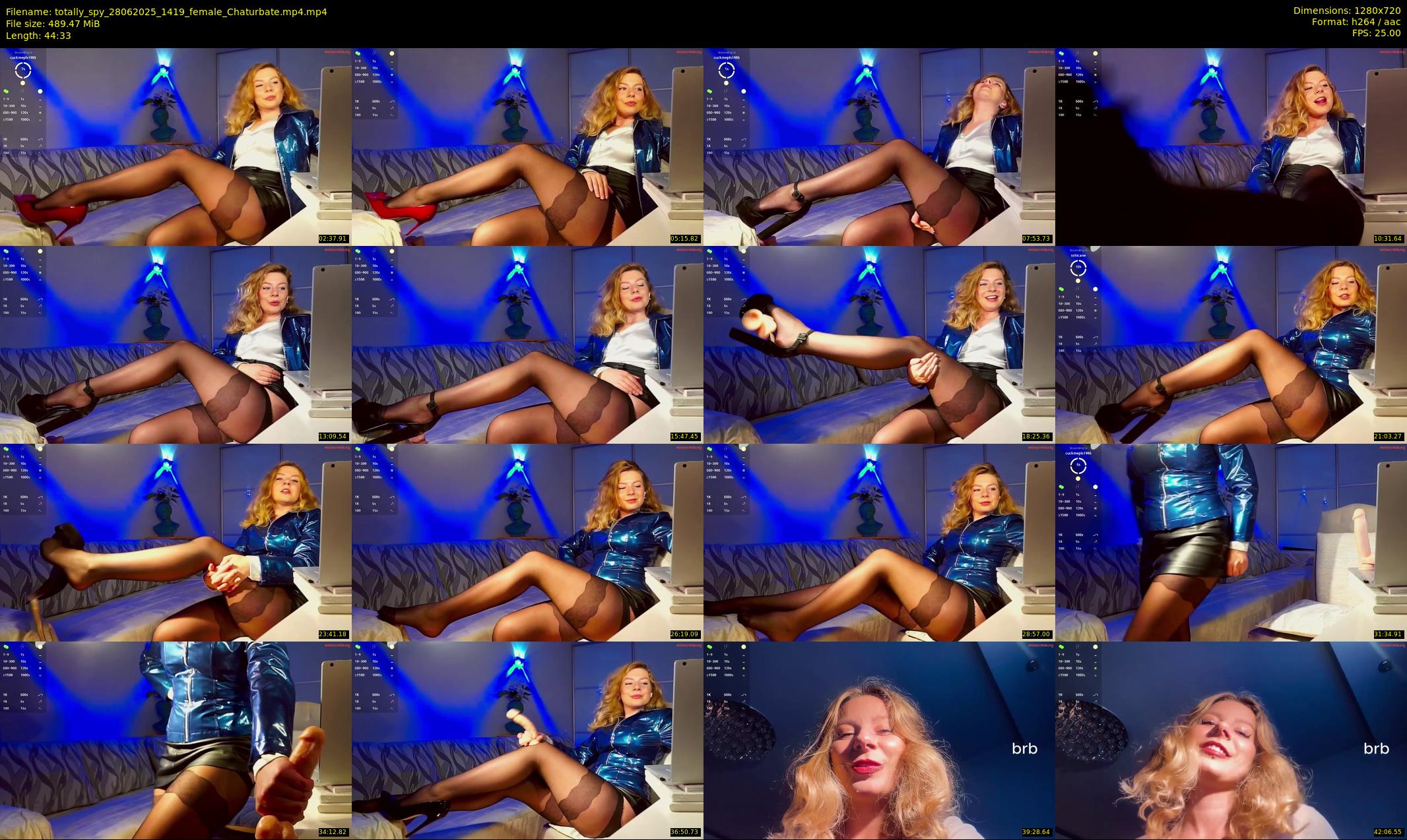 totally_spy — 45 minute Chaturbate female cam show recording, 720p, Jun 28, 2025