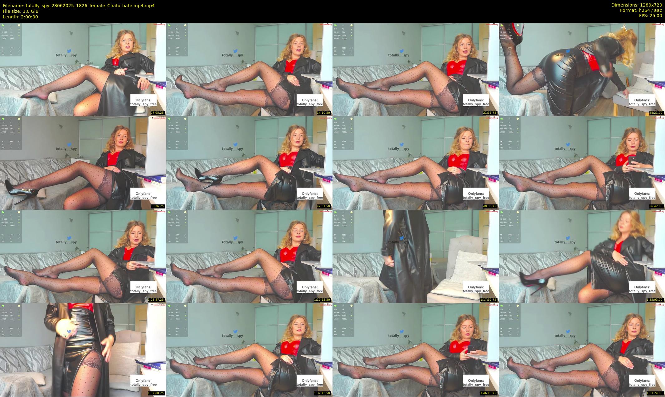 totally_spy — 120 minute Chaturbate female cam show recording, 720p, Jun 28, 2025