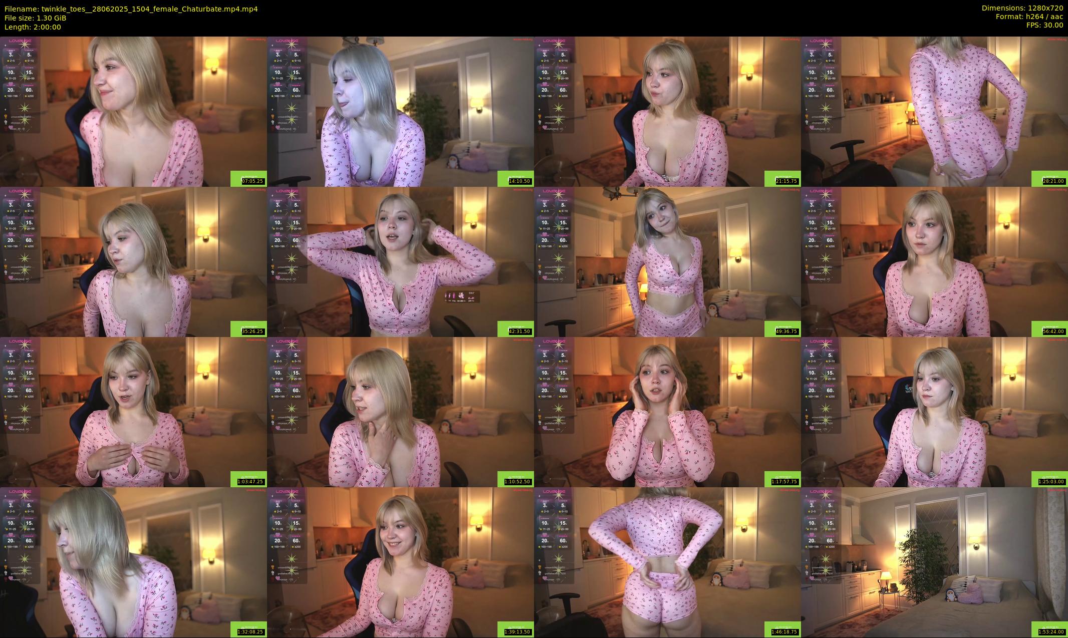 twinkle_toes_ — 120 minute Chaturbate female cam show recording, 720p, Jun 28, 2025