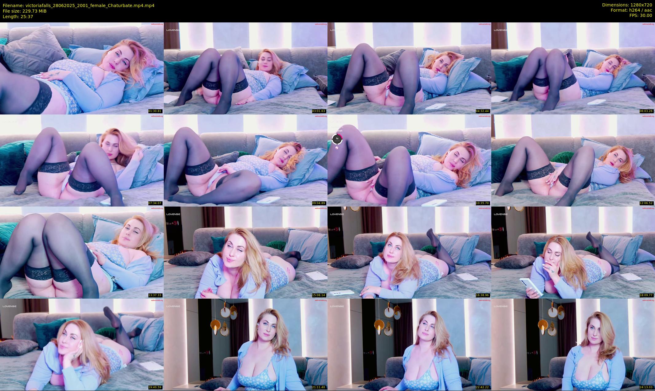 victoriafalls — 26 minute Chaturbate female cam show recording, 720p, Jun 28, 2025