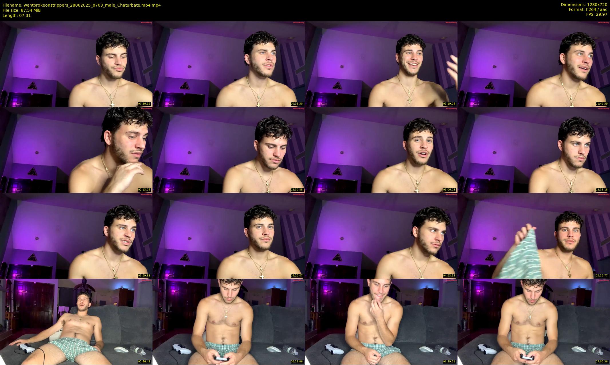 wentbrokeonstrippers — 8 minute Chaturbate male cam show recording, 720p, Jun 28, 2025