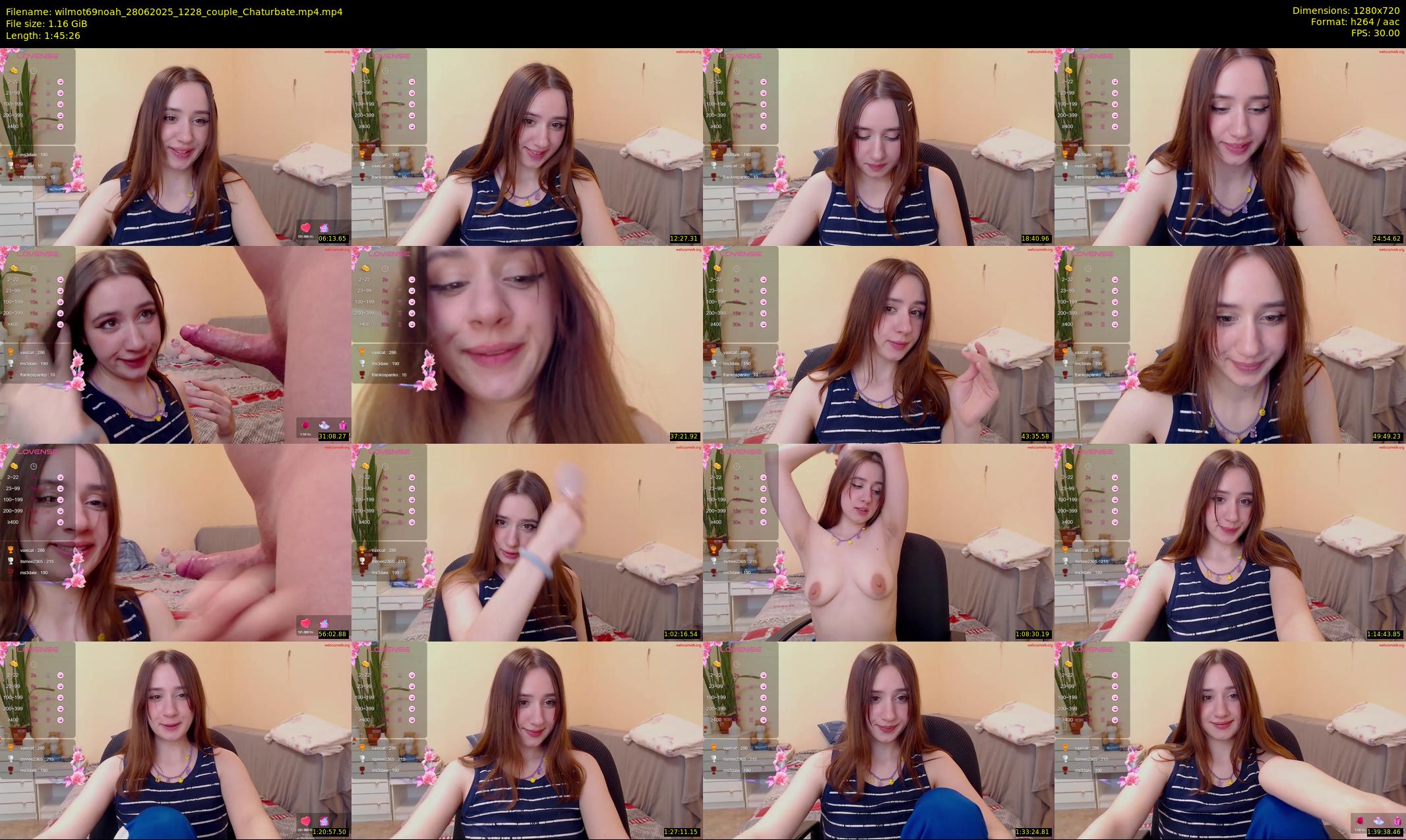 wilmot69noah — 106 minute Chaturbate couple cam show recording, 720p, Jun 28, 2025