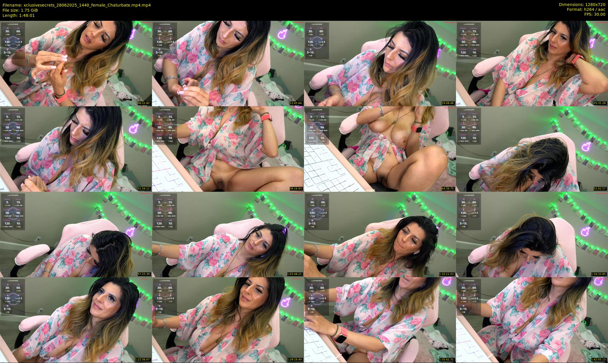 xclusivesecrets — 109 minute Chaturbate female cam show recording, 720p, Jun 28, 2025