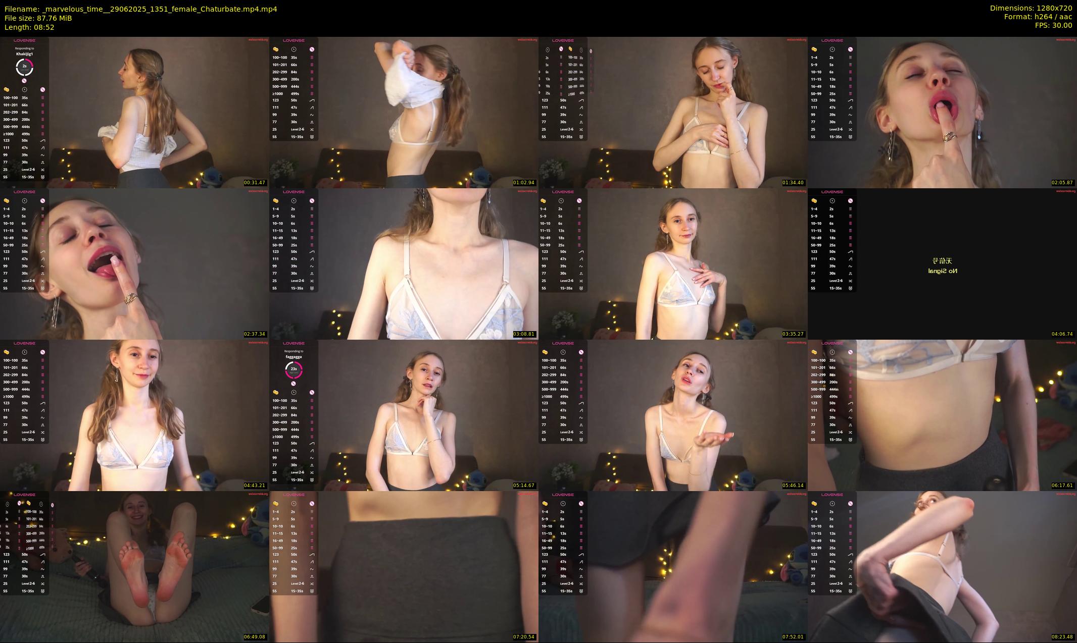 _marvelous_time_ — 9 minute Chaturbate female cam show recording, 720p, Jun 29, 2025