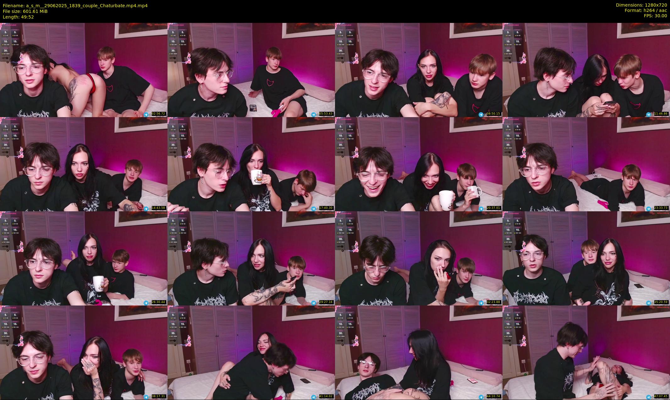 a_s_m_ — 50 minute Chaturbate couple cam show recording, 720p, Jun 29, 2025