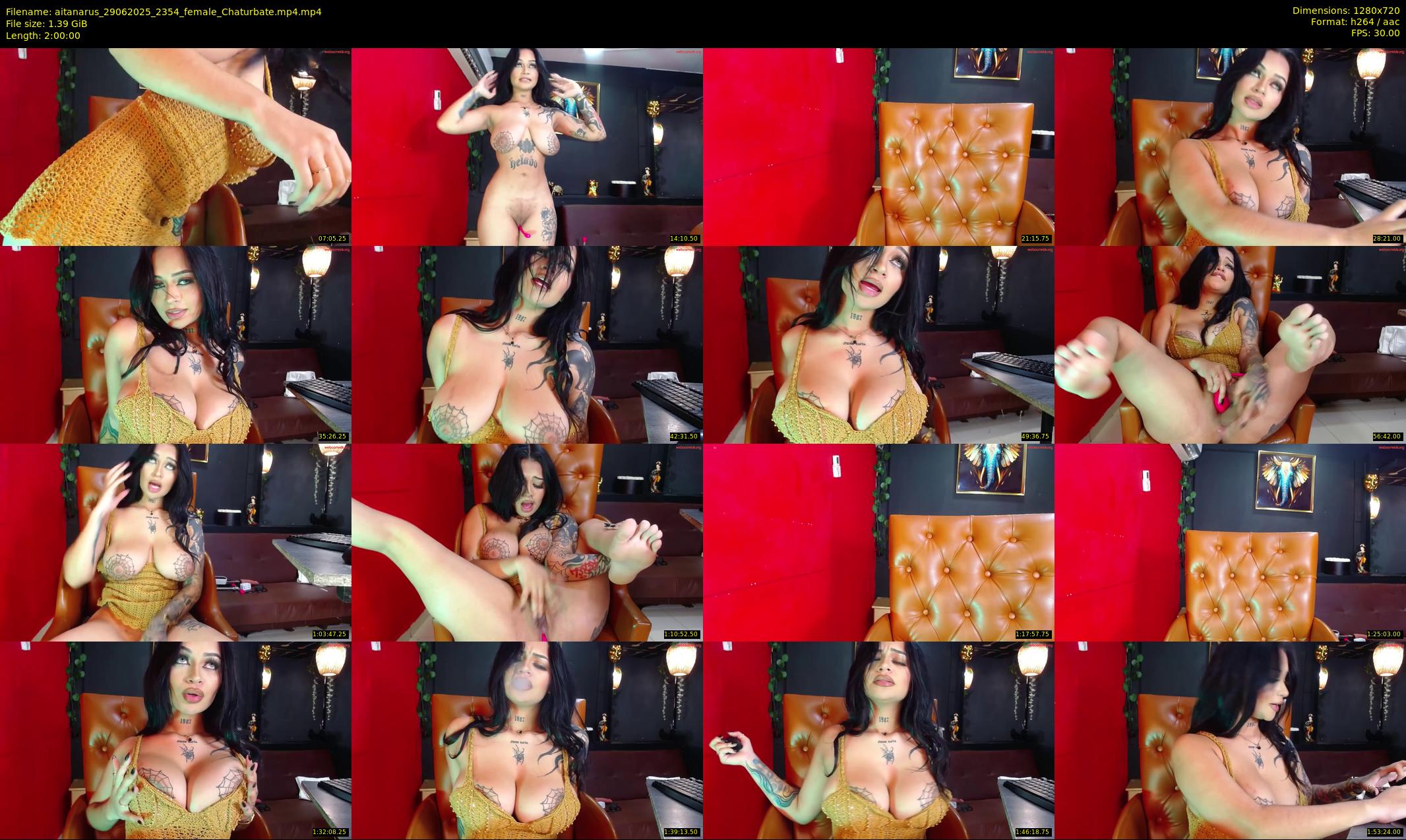 aitanarus — 120 minute Chaturbate female cam show recording, 720p, Jun 29, 2025