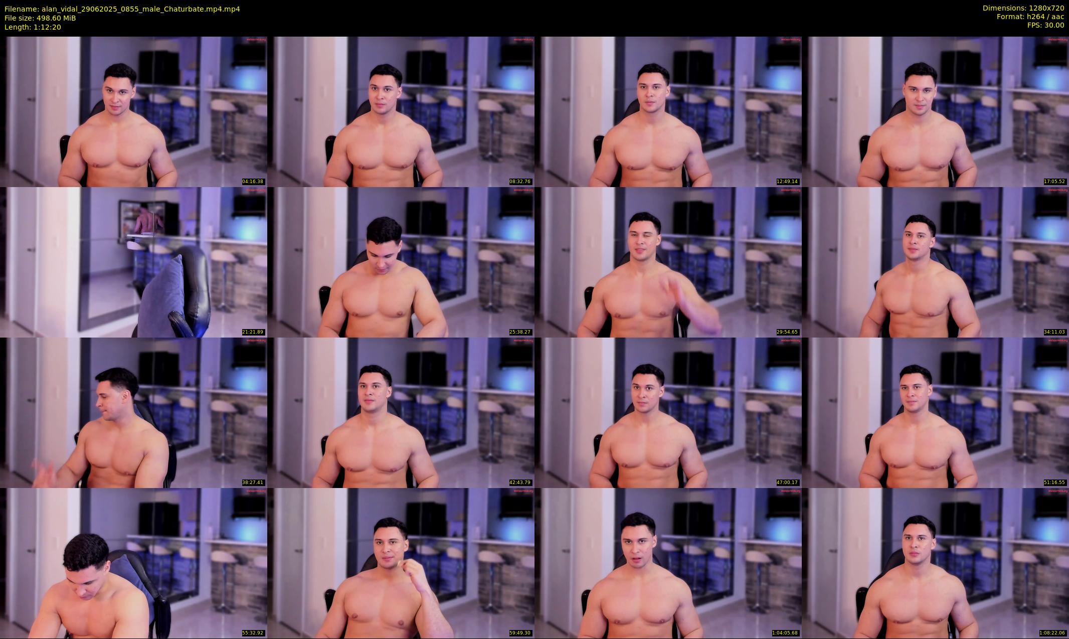 alan_vidal — 73 minute Chaturbate male cam show recording, 720p, Jun 29, 2025
