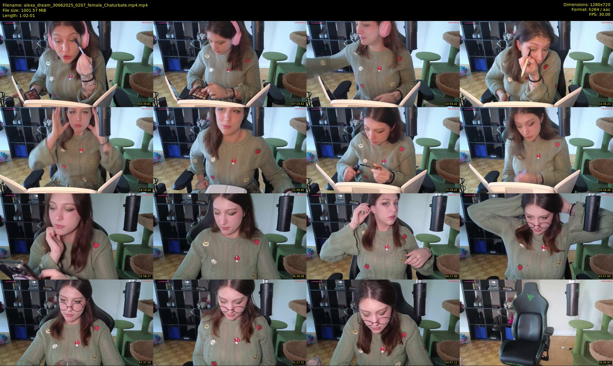 alexa_dream — 63 minute Chaturbate female cam show recording, 720p, Jun 30, 2025