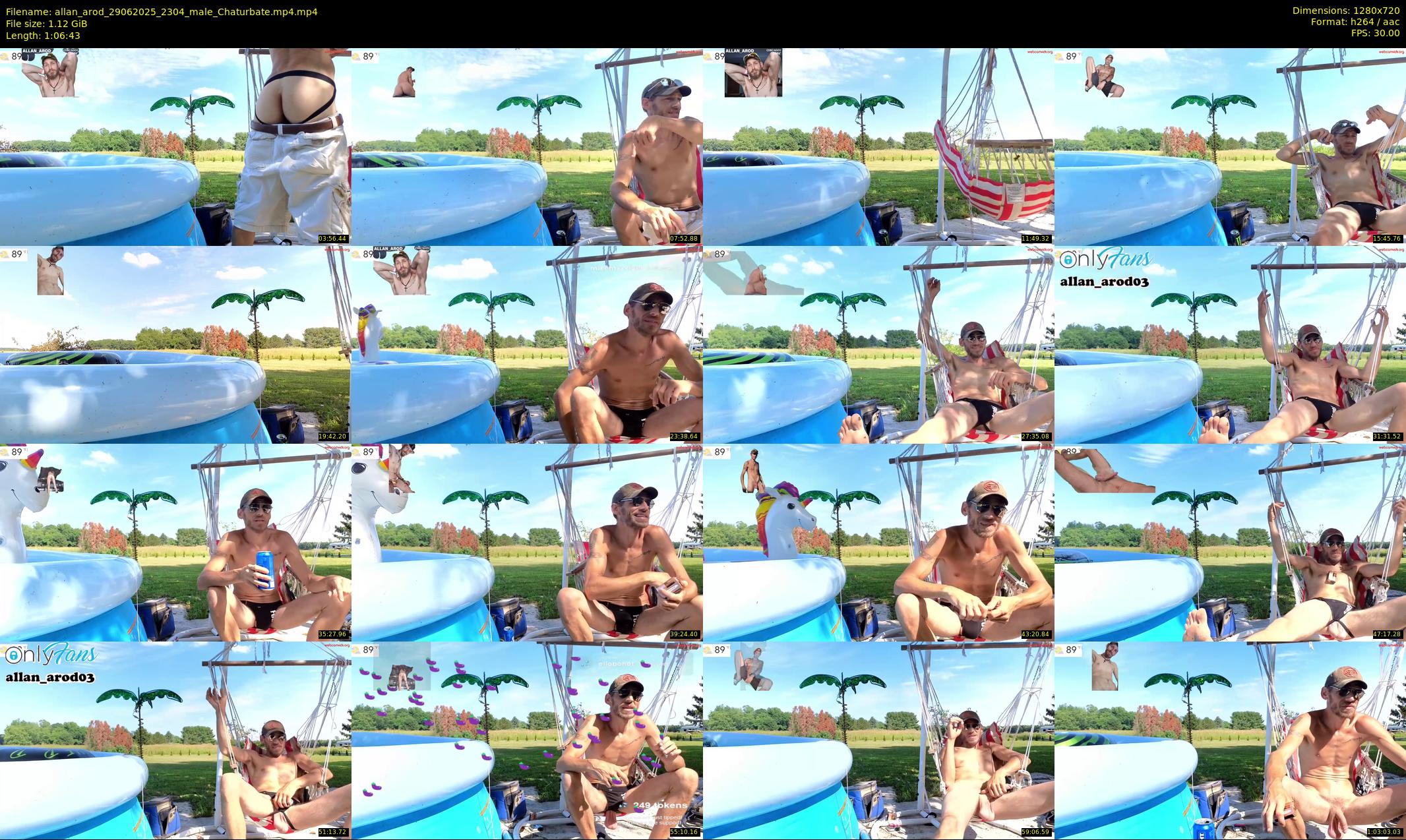 allan_arod — 67 minute Chaturbate male cam show recording, 720p, Jun 29, 2025