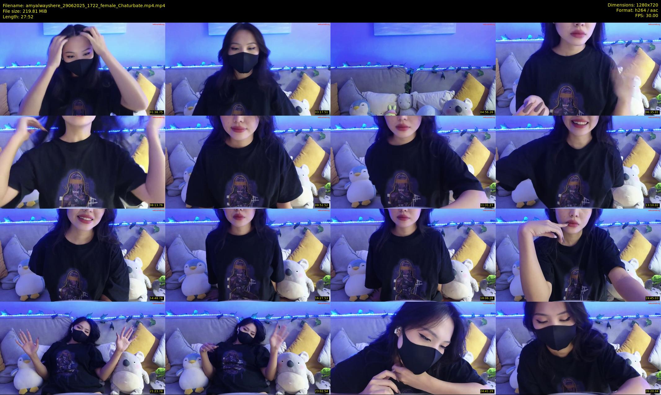 amyalwayshere — 28 minute Chaturbate female cam show recording, 720p, Jun 29, 2025