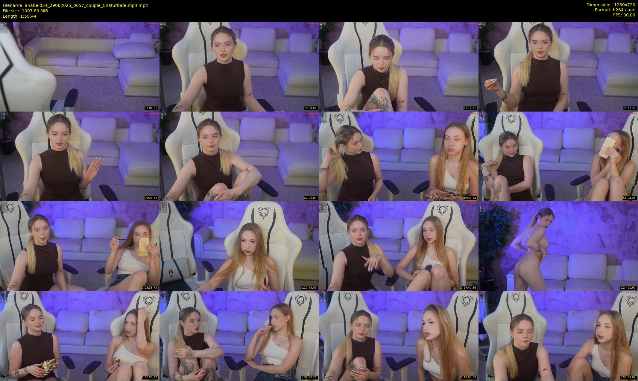 anabel054 — 120 minute Chaturbate female cam show recording, 720p, Jun 29, 2025