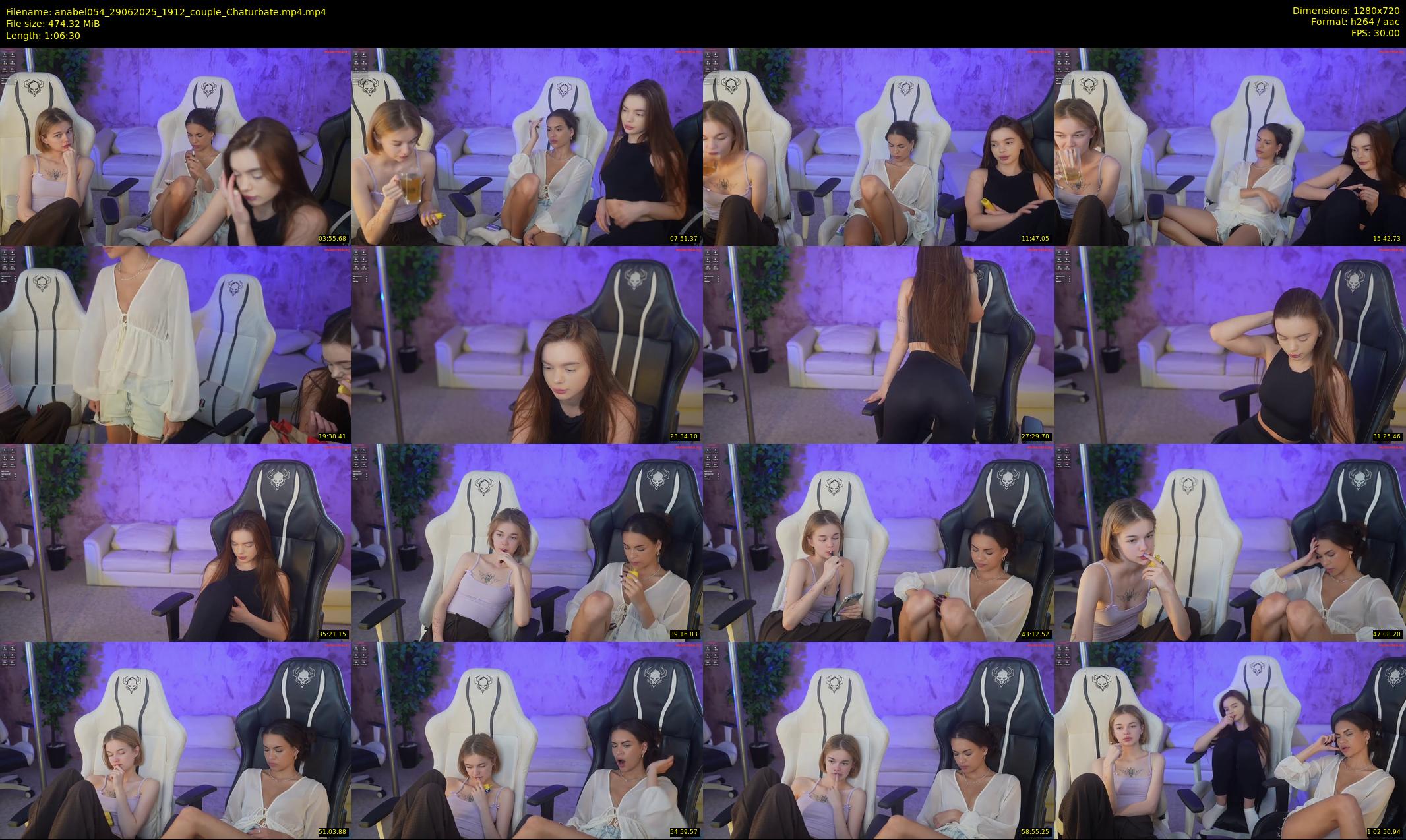 anabel054 — 67 minute Chaturbate female cam show recording, 720p, Jun 29, 2025