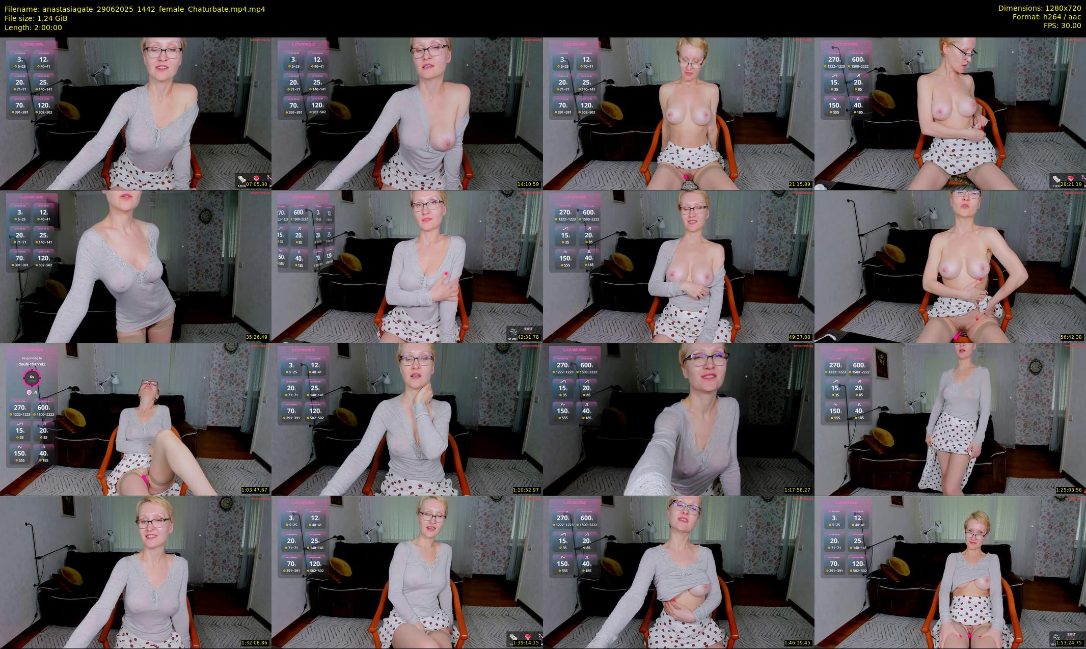 anastasiagate — 120 minute Chaturbate female cam show recording, 720p, Jun 29, 2025
