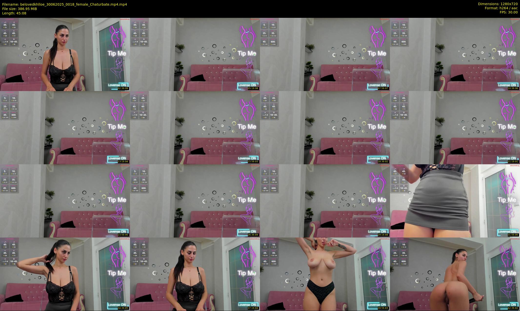 belovedkhlloe — 46 minute Chaturbate female cam show recording, 720p, Jun 30, 2025