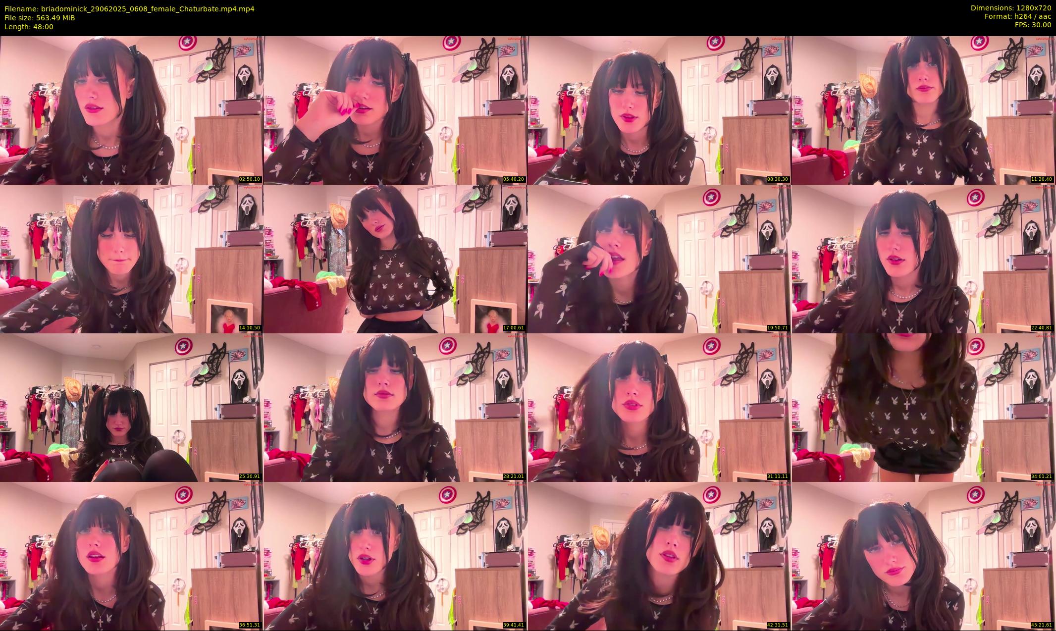 briadominick — 48 minute Chaturbate couple cam show recording, 720p, Jun 29, 2025