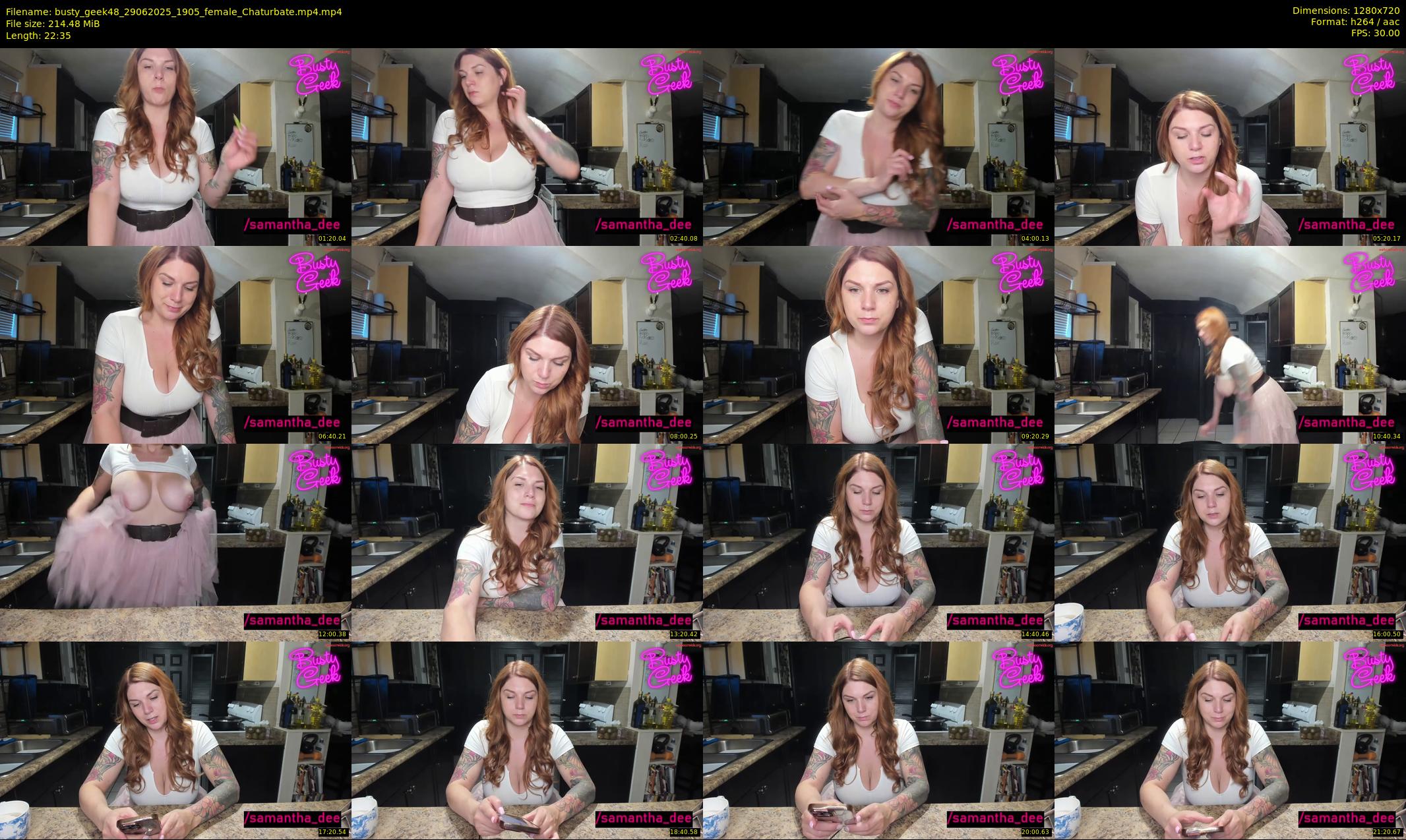 busty_geek48 — 23 minute Chaturbate female cam show recording, 720p, Jun 29, 2025