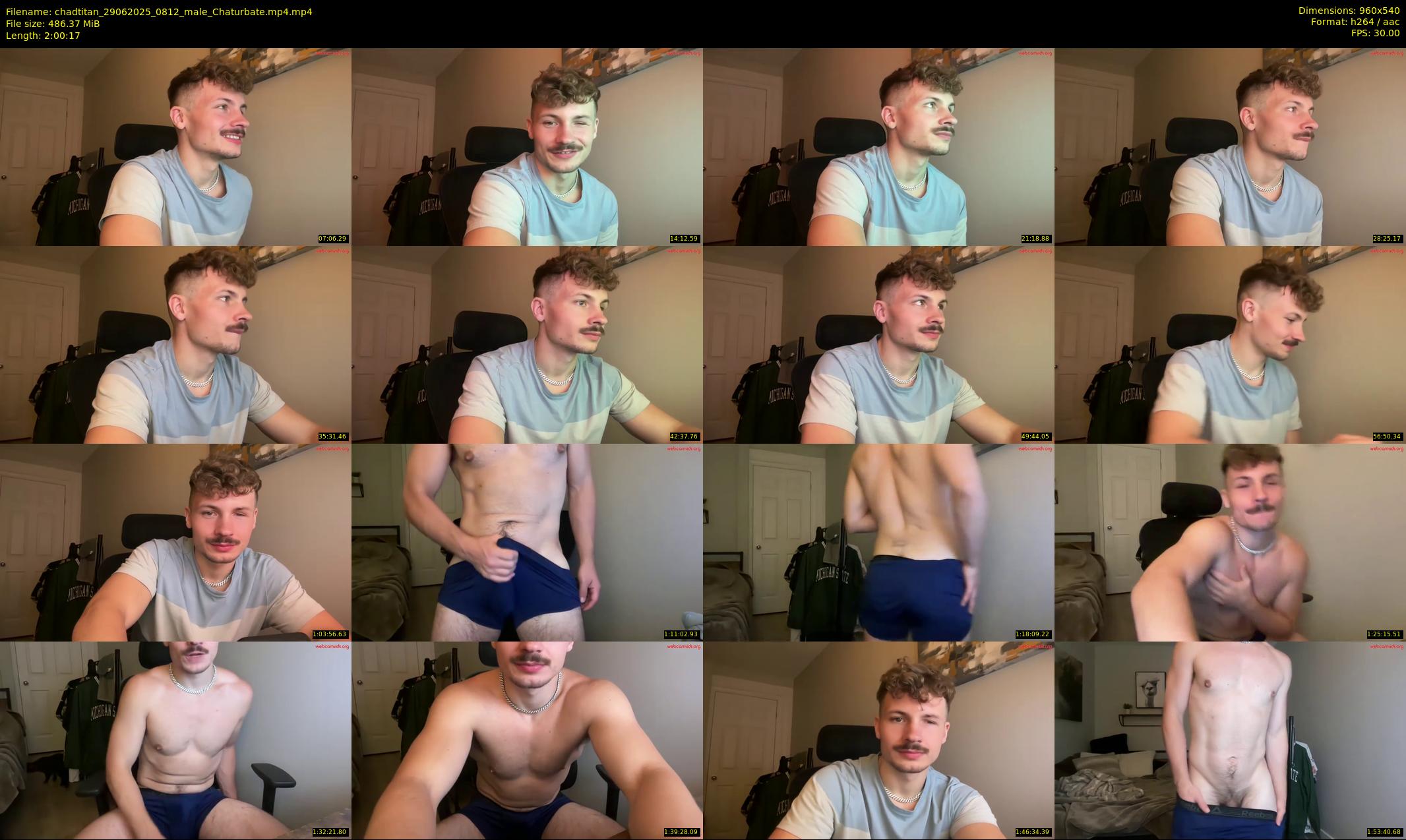 chadtitan — 121 minute Chaturbate male cam show recording, 480p, Jun 29, 2025