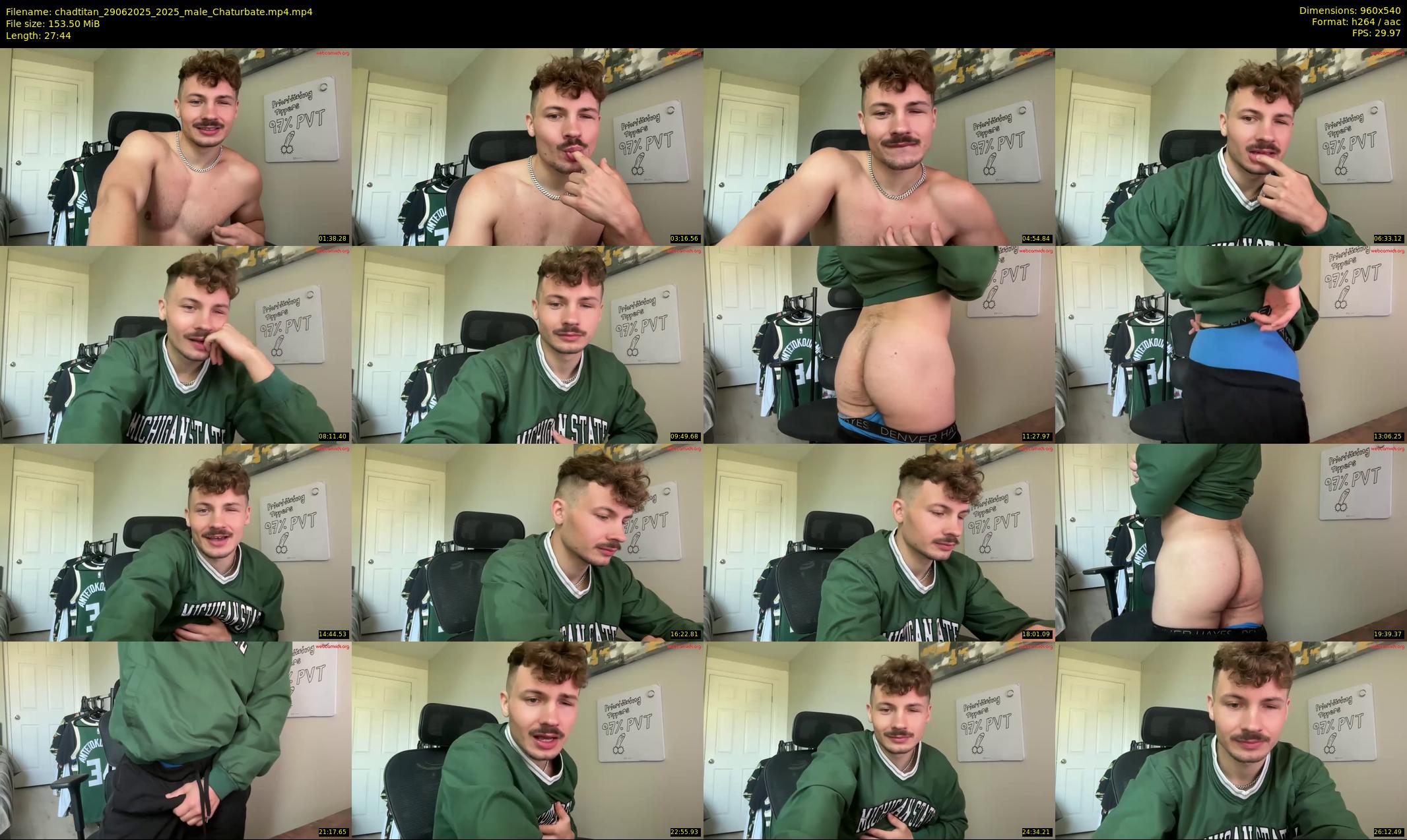 chadtitan — 28 minute Chaturbate male cam show recording, 480p, Jun 29, 2025