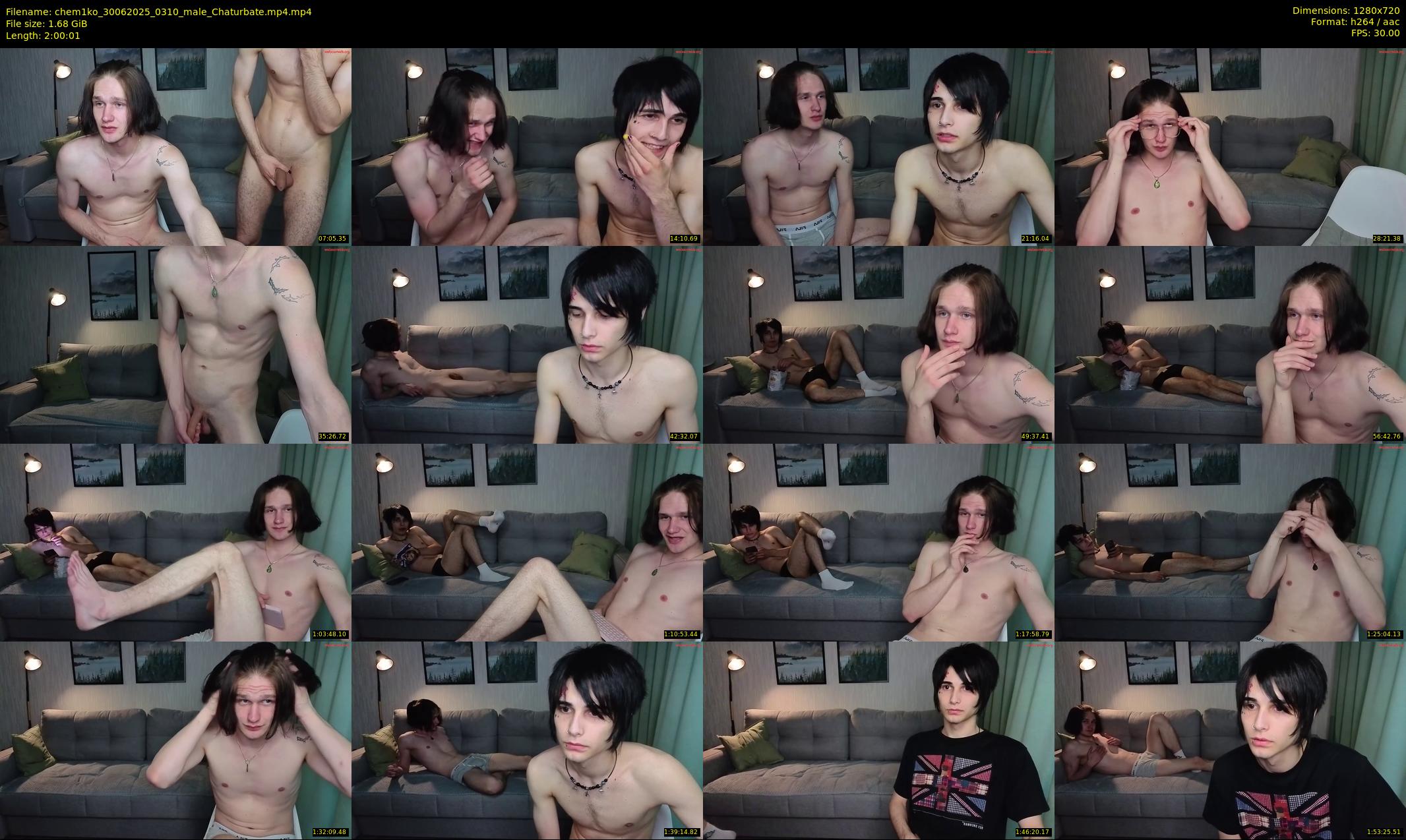 chem1ko — 121 minute Chaturbate male cam show recording, 720p, Jun 30, 2025