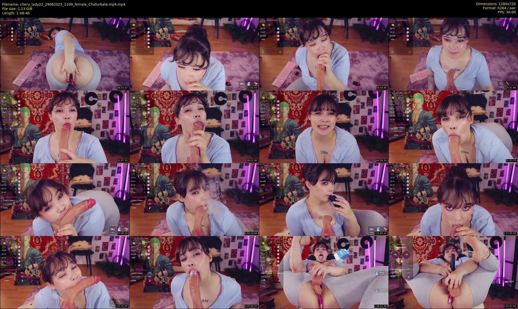 chery_lady22 — 109 minute Chaturbate female cam show recording, 720p, Jun 29, 2025