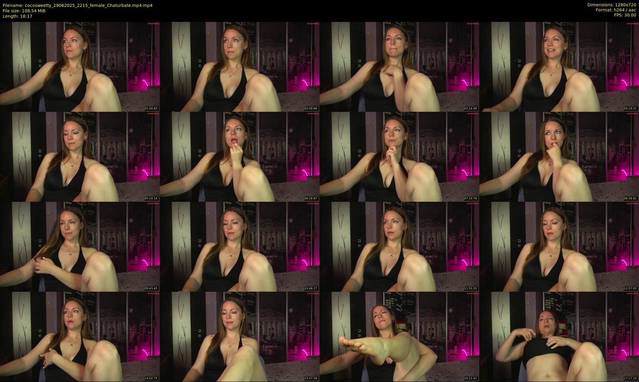 cocosweetty — 19 minute Chaturbate female cam show recording, 720p, Jun 29, 2025