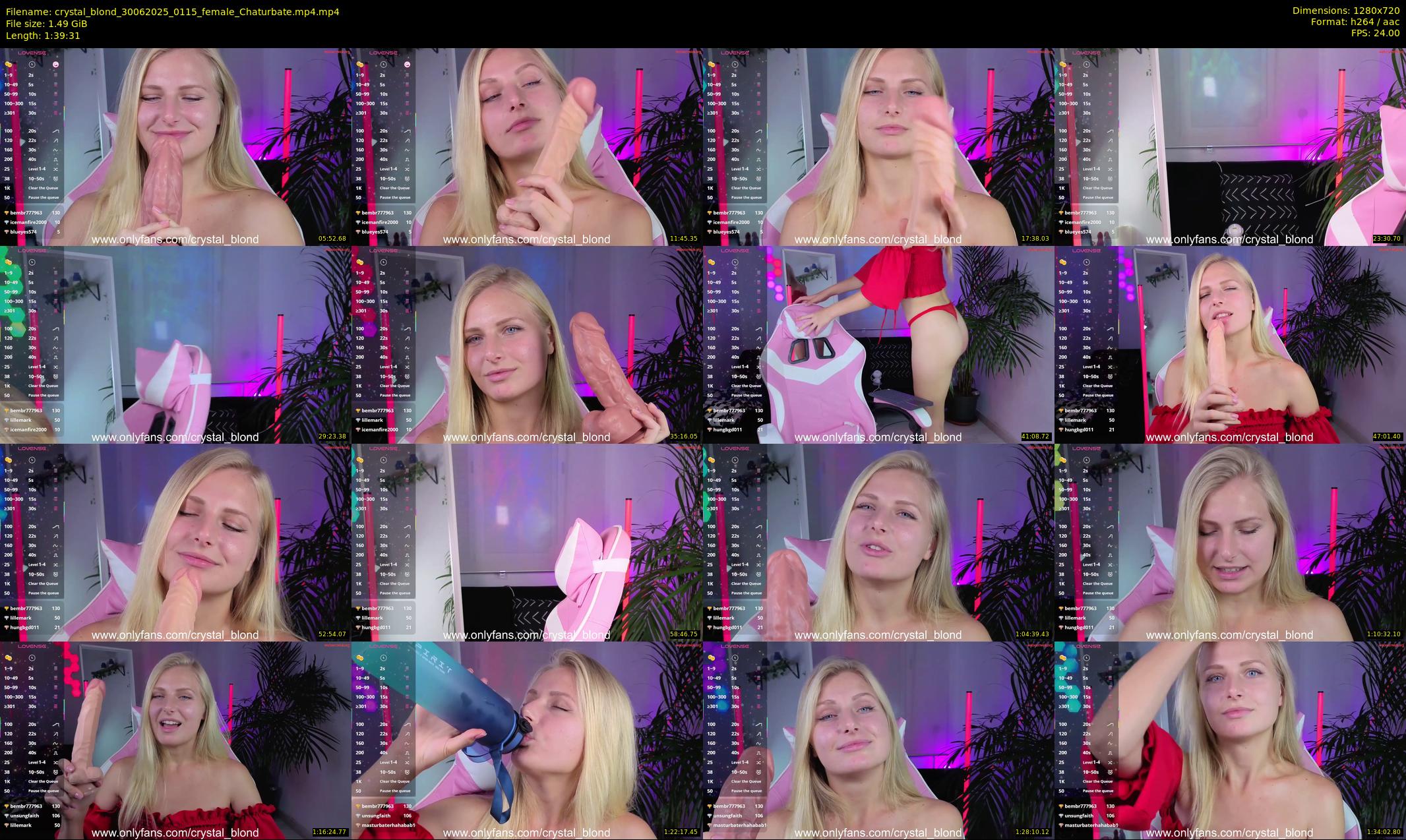 crystal_blond — 100 minute Chaturbate female cam show recording, 720p, Jun 30, 2025