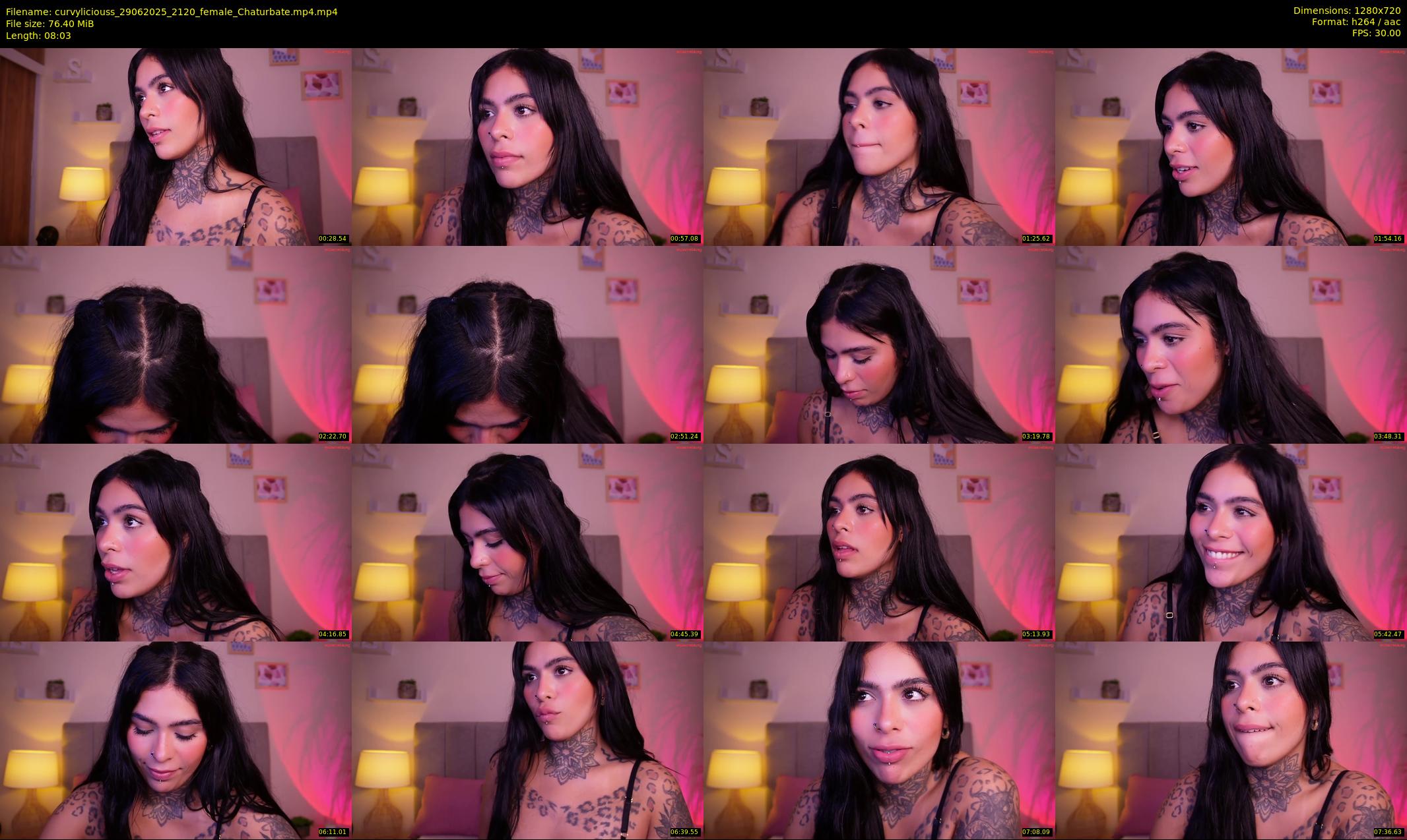 curvyliciouss — 9 minute Chaturbate female cam show recording, 720p, Jun 29, 2025