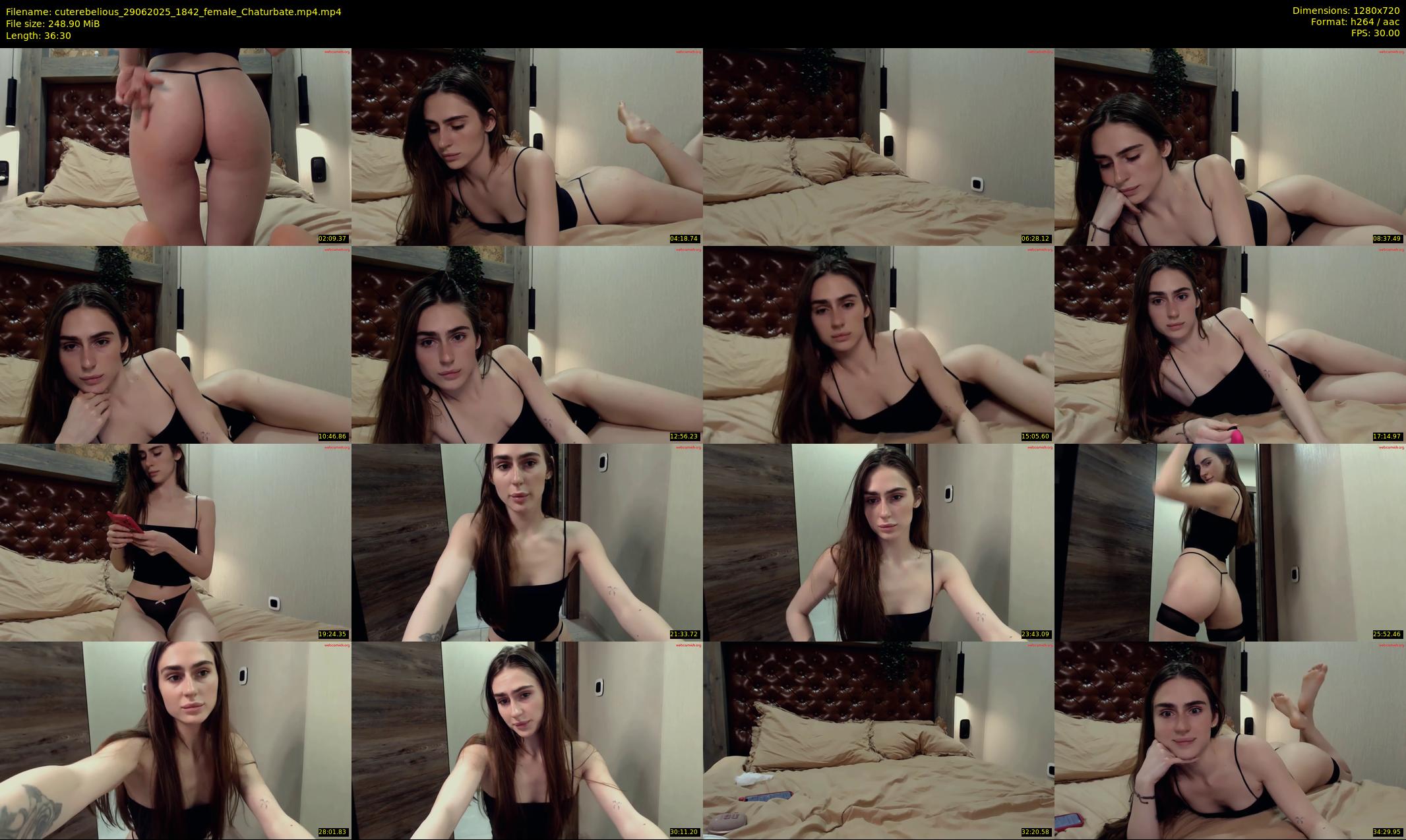 cuterebelious — 37 minute Chaturbate female cam show recording, 720p, Jun 29, 2025