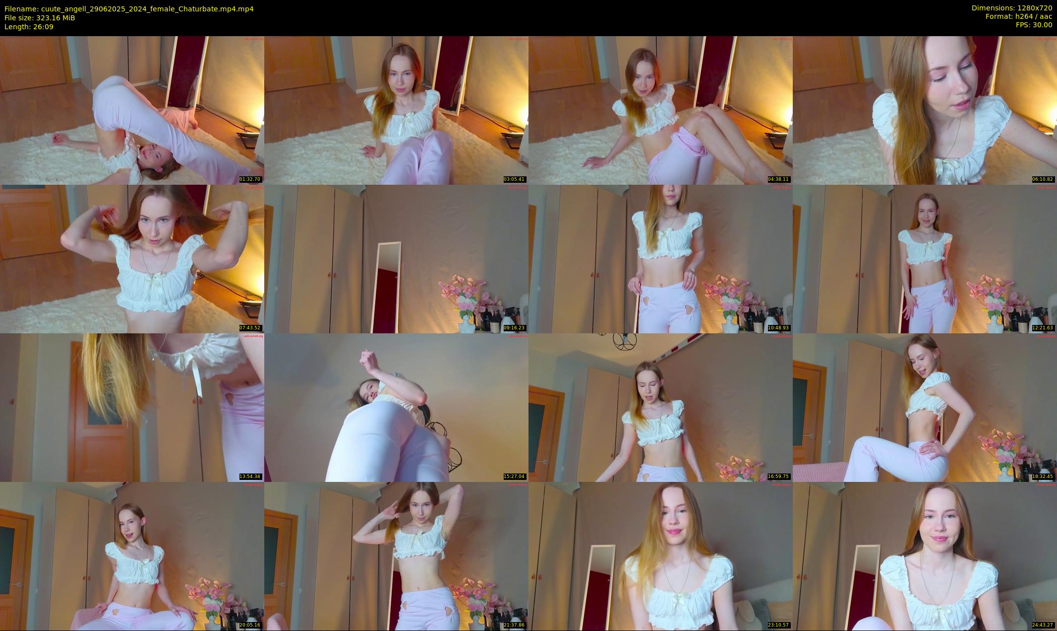 cuute_angell — 27 minute Chaturbate female cam show recording, 720p, Jun 29, 2025