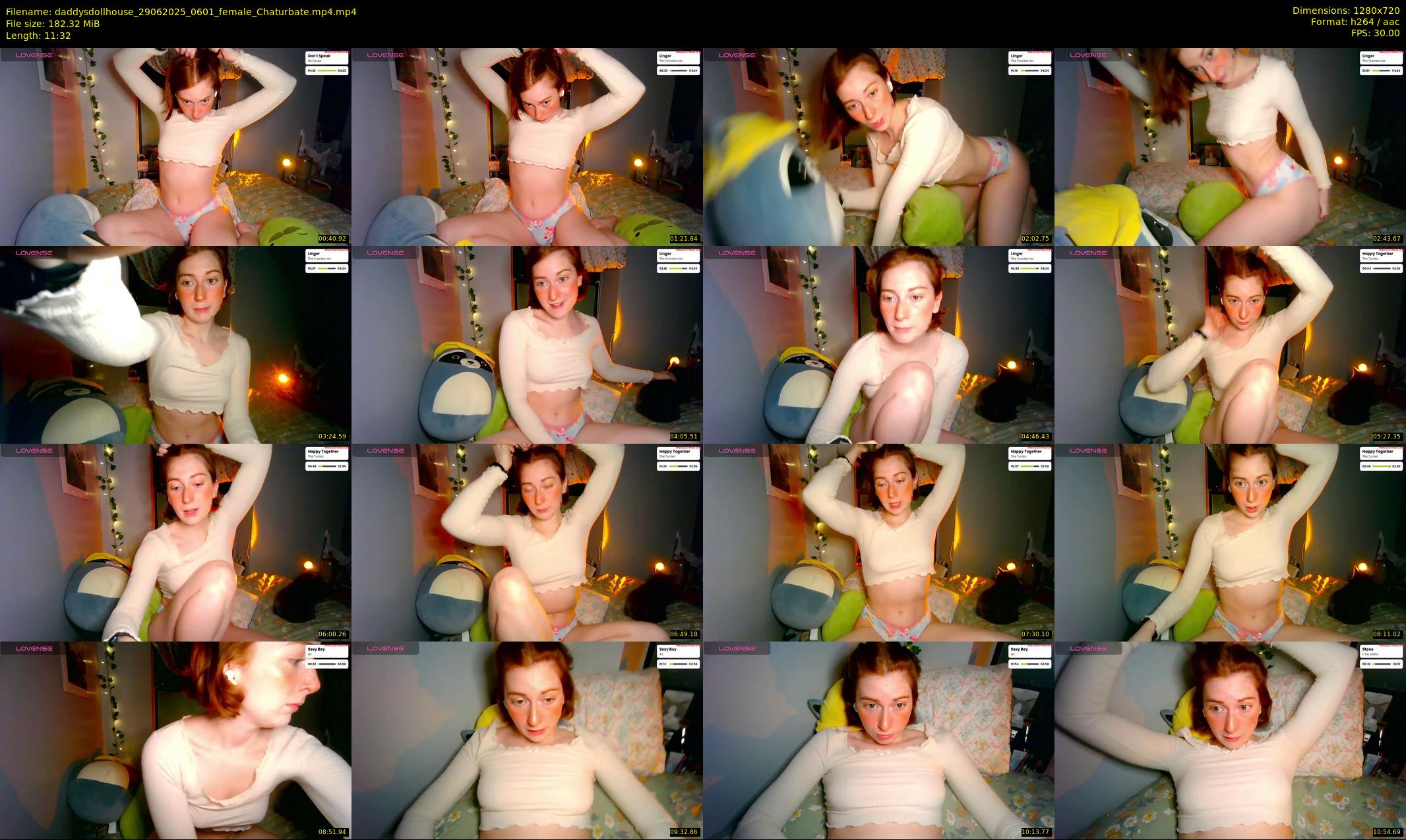 daddysdollhouse — 12 minute Chaturbate female cam show recording, 720p, Jun 29, 2025