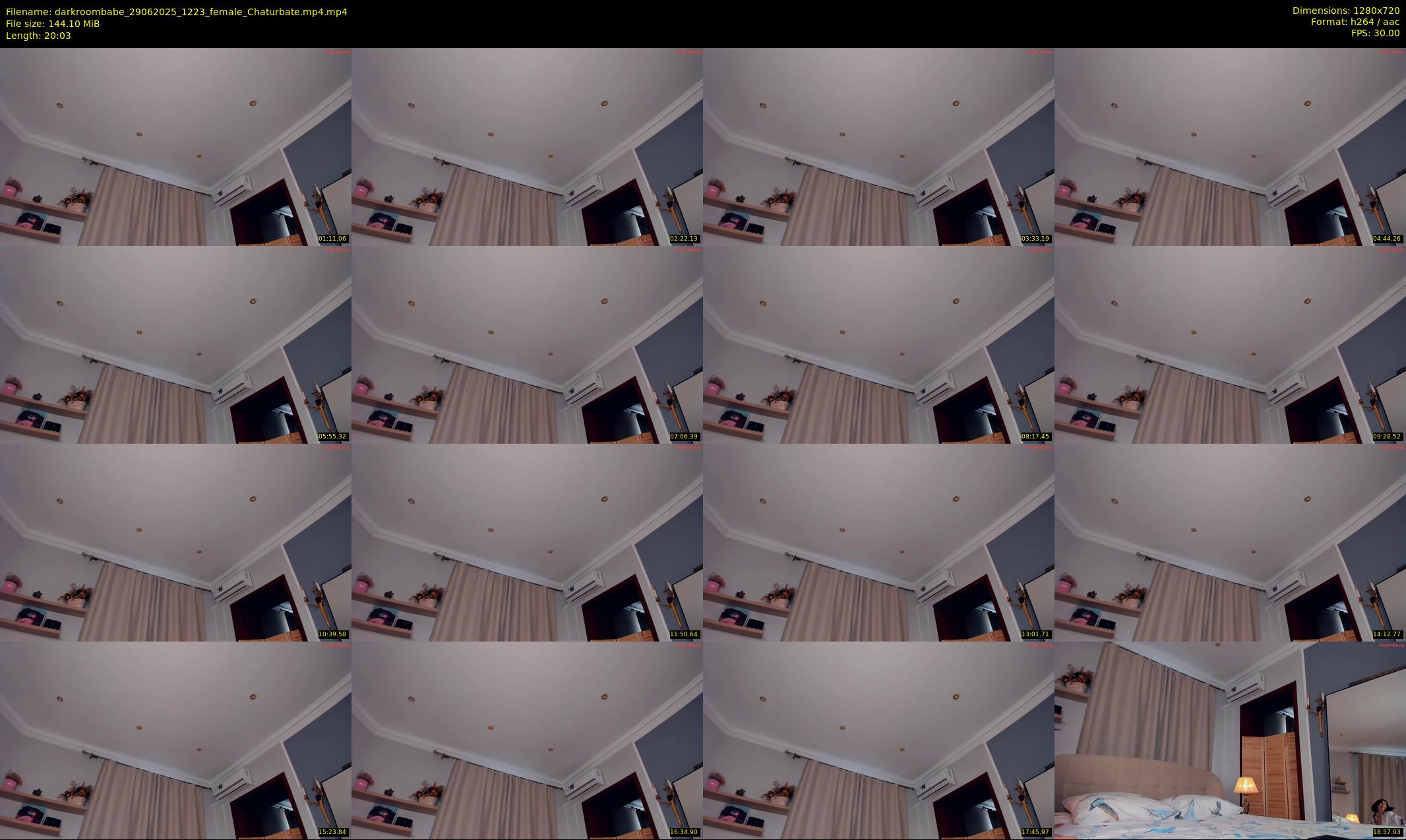 darkroombabe — 21 minute Chaturbate female cam show recording, 720p, Jun 29, 2025